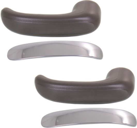 AM SEDONA 06-12 ENTOURAGE 07-08 REAR INTERIOR DOOR HANDLE RH AND LH Manual Sliding Door Chrme Insrt Beig SKU SET REPK494704-2 Partslink KI1552108 OEM 836104D010BQ