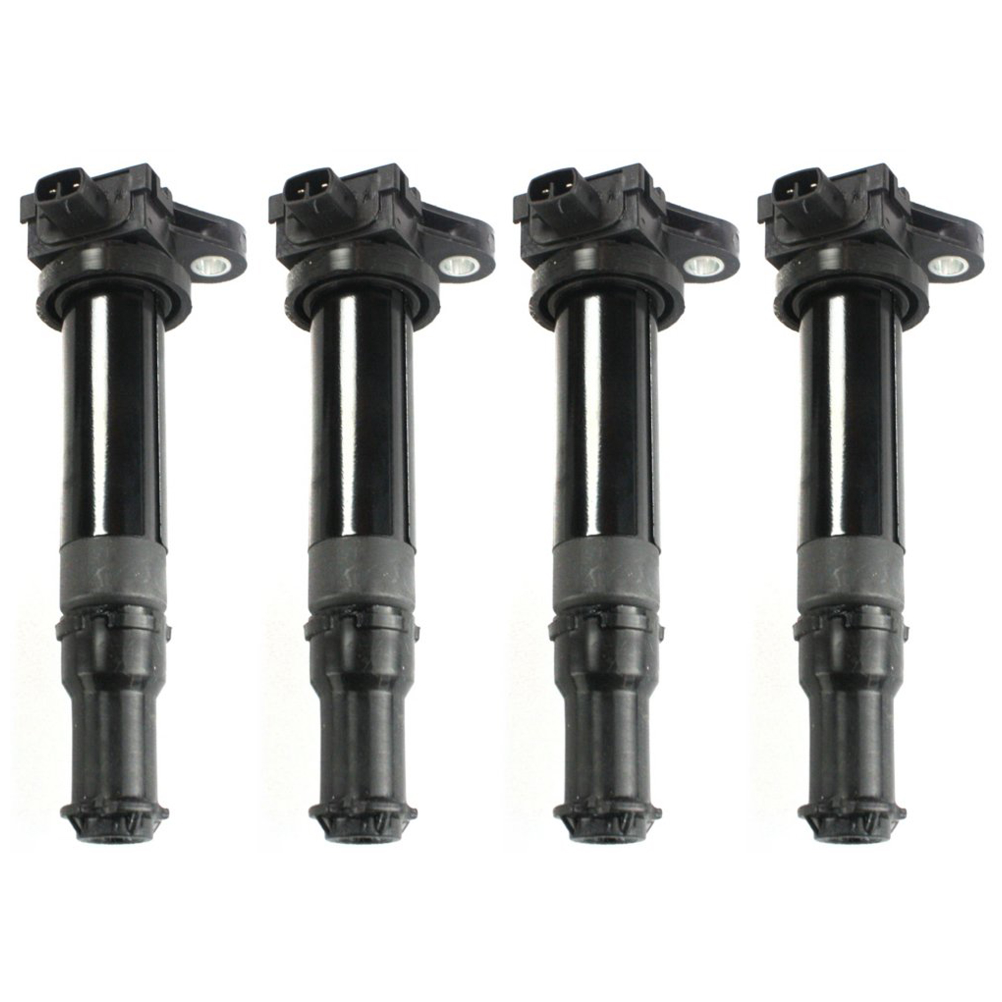 AM RIO 06-09 IGNITION COIL Set of 4-12 Volts Blade Type 2 Prong Male Terminal Coil Pack Style SKU SET REPK504603-4 OEM 5077-48972-50226-230090-230487