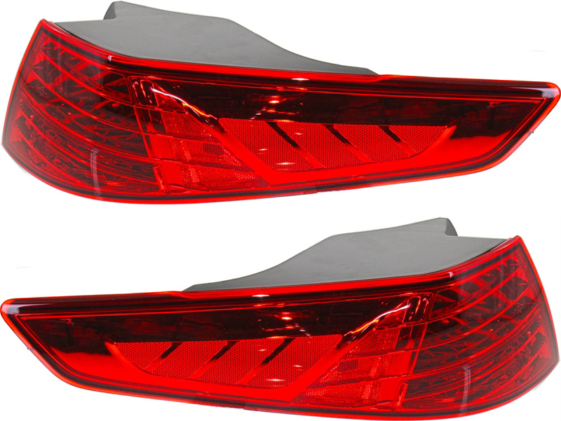 AM OPTIMA 11-13 TAIL LAMP RH AND LH Outer Assembly Halogen Exc. Hybrid Models Korea Built Vehicle SKU SET REPK730109 Partslink KI2805106 KI2804106 OEM 924022T010-924012T010