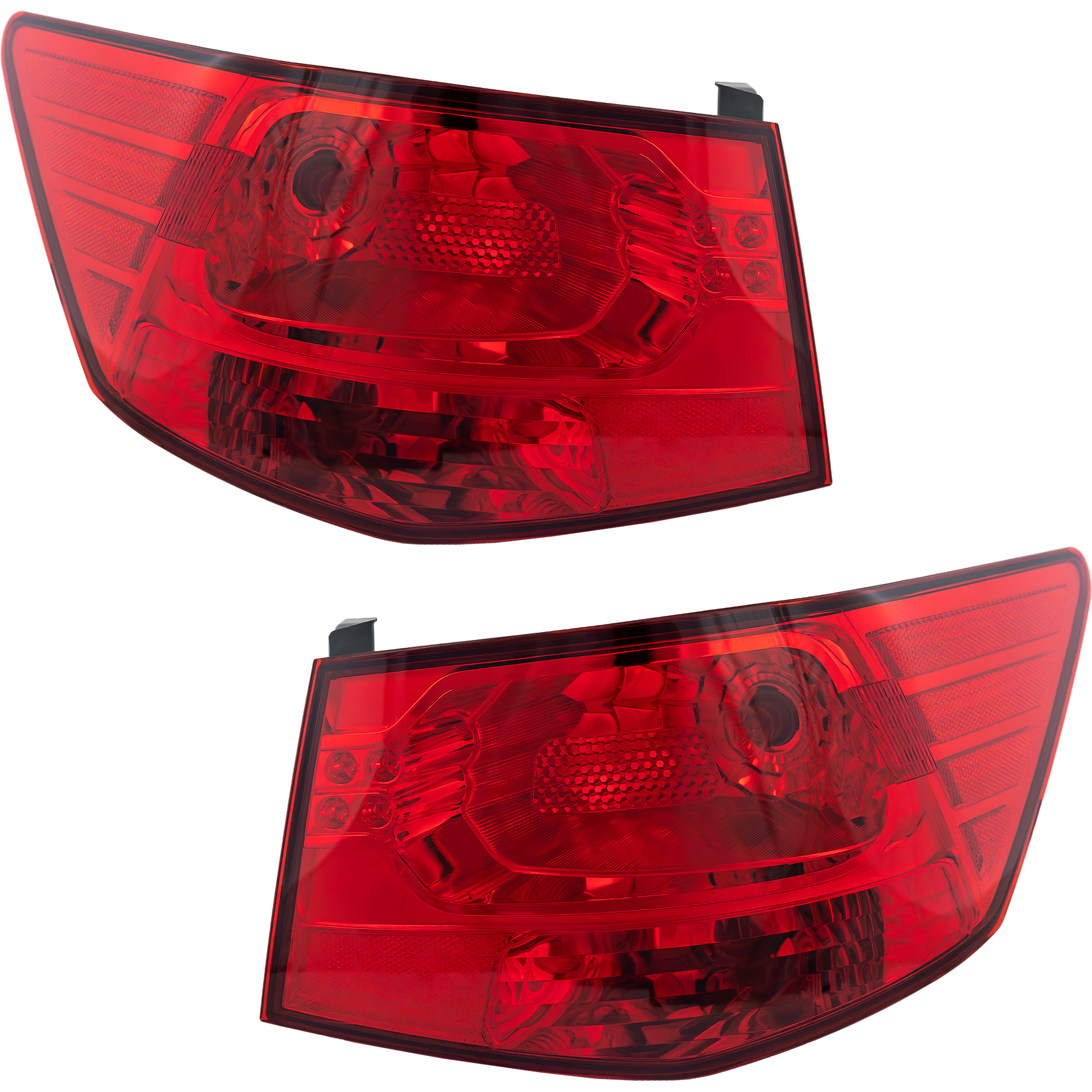 AM FORTE 10-13 TAIL LAMP RH AND LH Outer Assembly Sedan SKU SET REPK730115 Partslink KI2805101 KI2804101 OEM 924021M010-924011M010