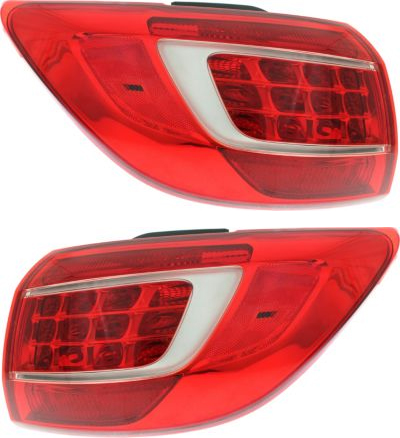 AM SPORTAGE 11-13 TAIL LAMP RH AND LH Outer Assembly Halogen SKU SET REPK730117 Partslink KI2805104 KI2804104 OEM 924023W020-924013W020