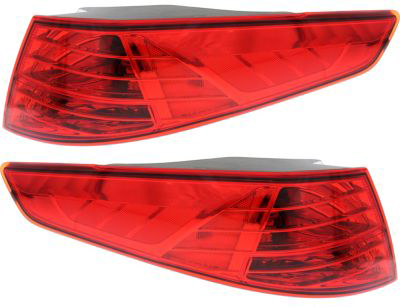 AM OPTIMA 11-13 TAIL LAMP RH AND LH Outer Assembly Bulb Type USA Built Vehicle Exc. Hybrid Model SKU SET REPK730131 Partslink KI2805108 KI2804108 OEM 924024C000-924014C000