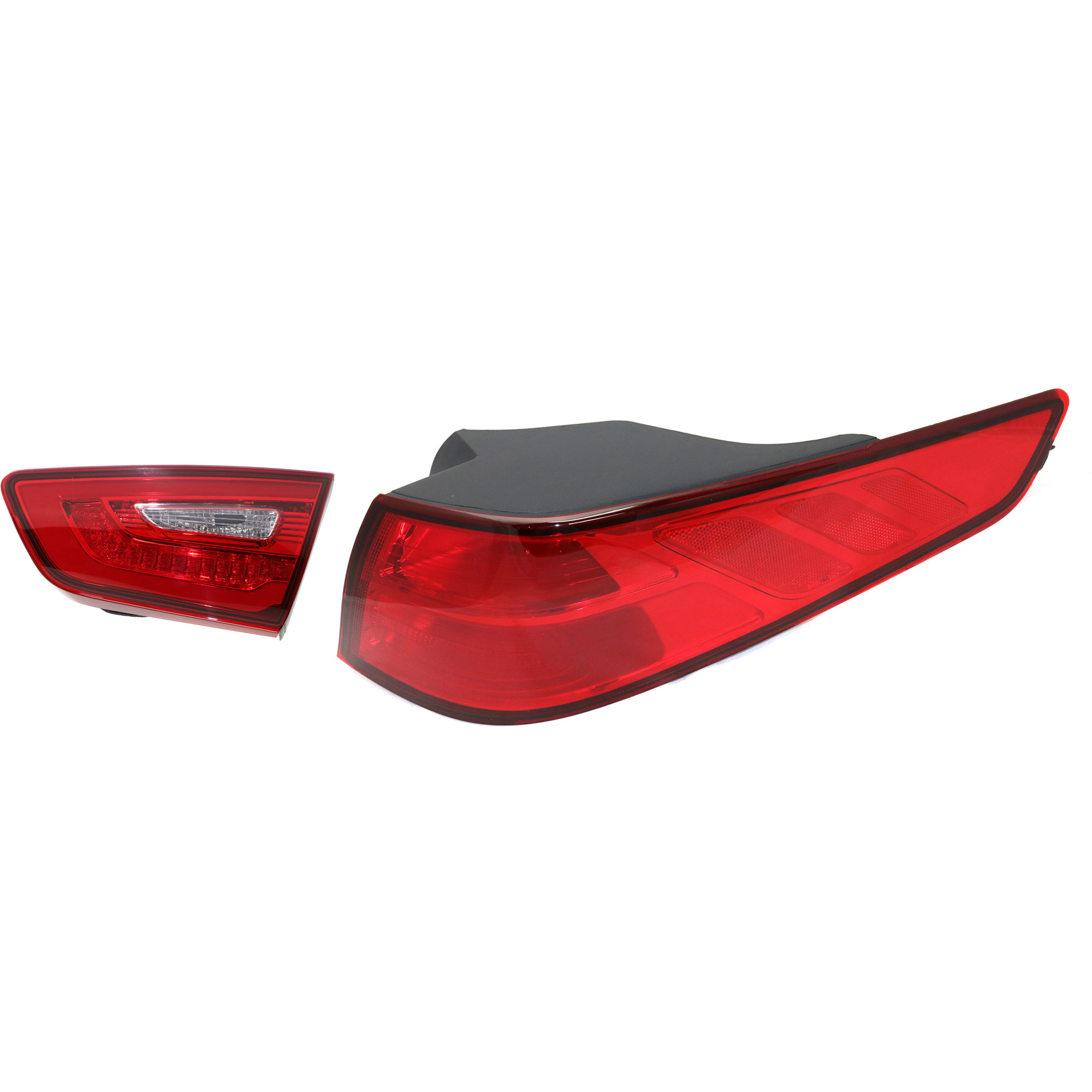 AM OPTIMA 14-15 TAIL LAMP RH Inner and Outer Assembly Exc. Hybrid Models USA Built Vehicle From 10-3-13 SKU SET REPK730163 A Partslink KI2803105 KI2805114 OEM 924024C500-924042T620