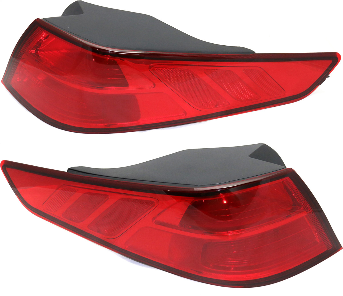 AM OPTIMA 14-15 TAIL LAMP RH AND LH Outer Assembly Halogen Exc. Hybrid Model USA Built Vehicle SKU SET REPK730163 Partslink KI2805114 KI2804114 OEM 924024C500-924014C500