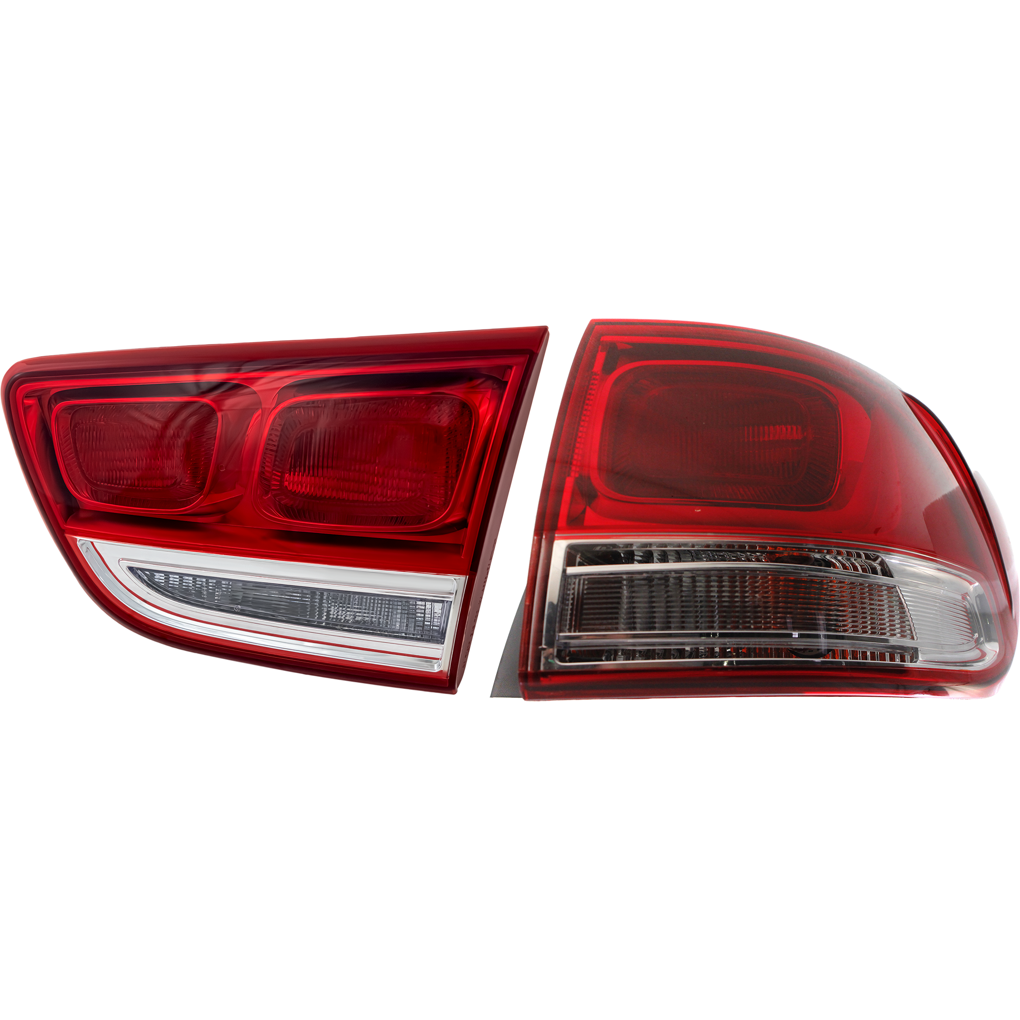 AM SORENTO 16-18 TAIL LAMP RH Inner and Outer Assembly Halogen L LX EX Models SKU SET REPK730167 A Partslink KI2803108 KI2805119 OEM 92402C6000-92404C6000