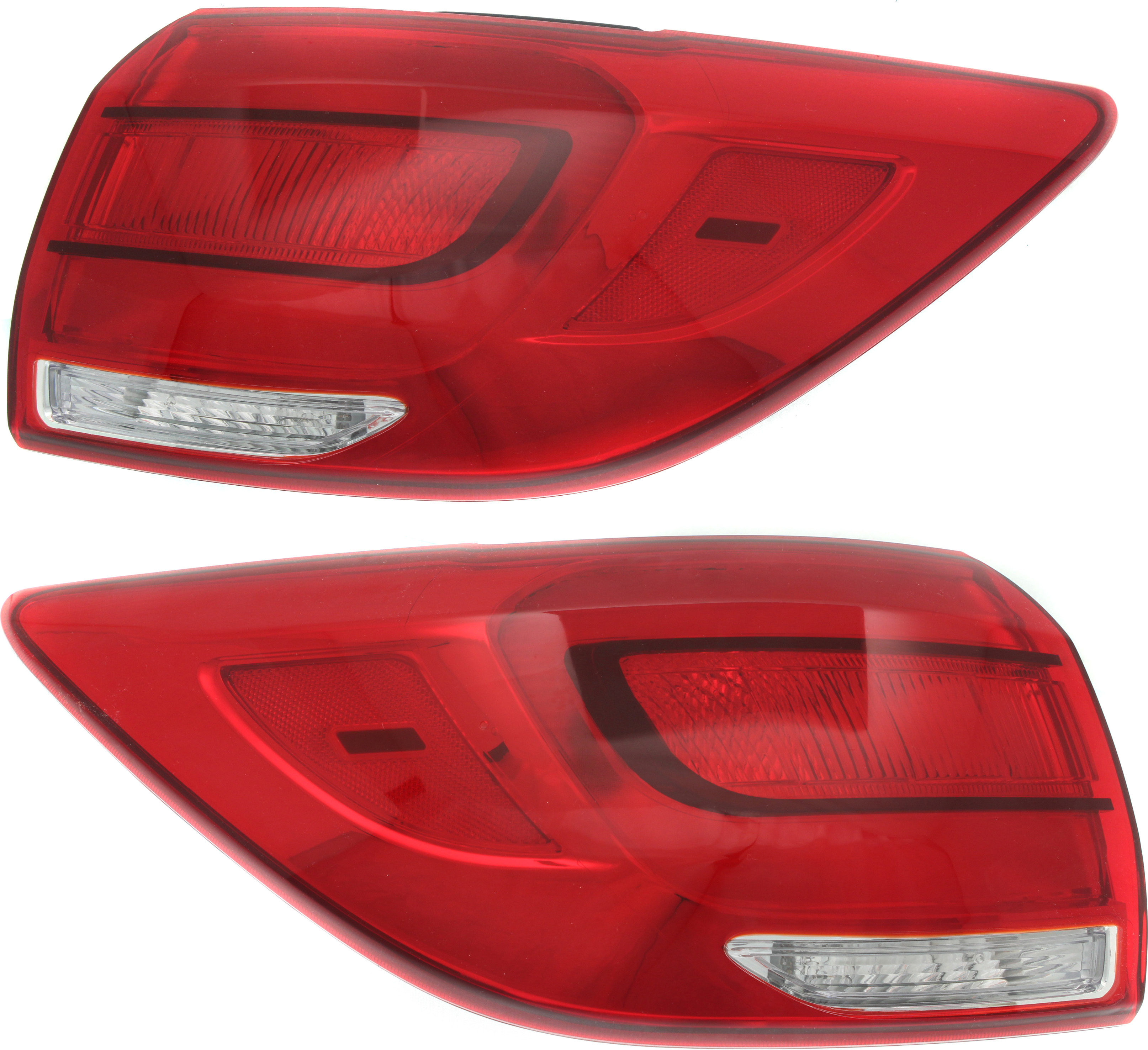 AM SPORTAGE 14-16 TAIL LAMP RH AND LH Outer Assembly EX LX Models CAPA SKU SET REPK730169Q Partslink KI2805121C KI2804121C OEM 924023W520-924013W520
