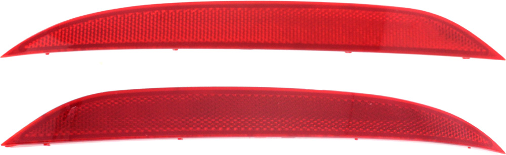 AM FORTE 14-16 REAR BUMPER REFLECTOR RH AND LH CAPA SKU SET REPK734901Q Partslink KI1185105C KI1184105C OEM 92406A7000-92405A7000