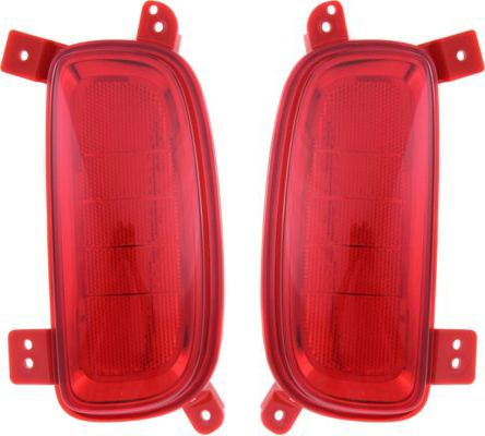 AM SORENTO 14-15 REAR BUMPER REFLECTOR RH AND LH w or w o Sport Pkg SKU SET REPK734903 Partslink KI1185104 KI1184104 OEM 924062P700-924052P700