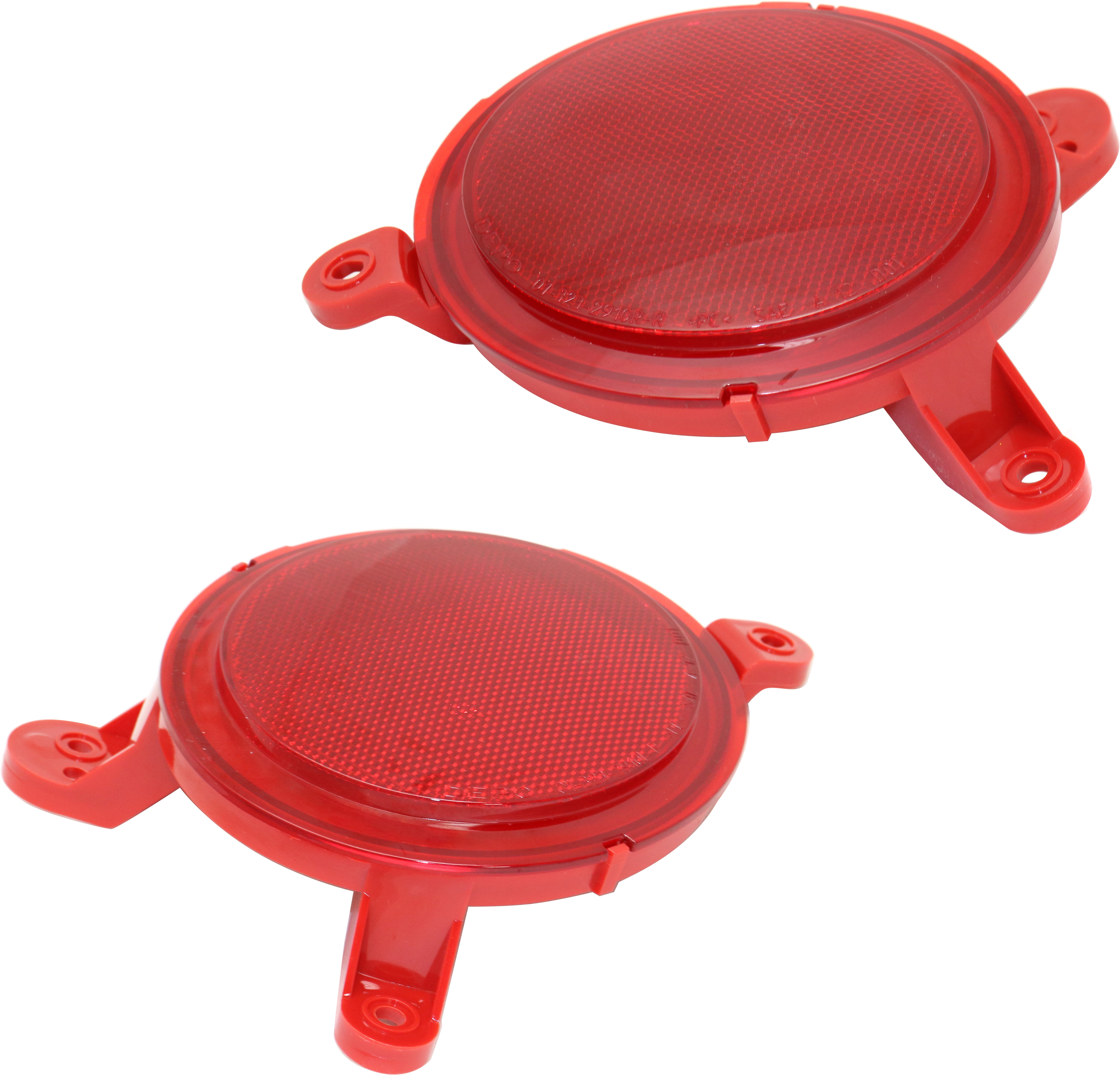 AM SOUL 14-16 REAR BUMPER REFLECTOR RH AND LH CAPA SKU SET REPK734905Q Partslink KI1185106C KI1184106C OEM 92452B2000-92451B2000
