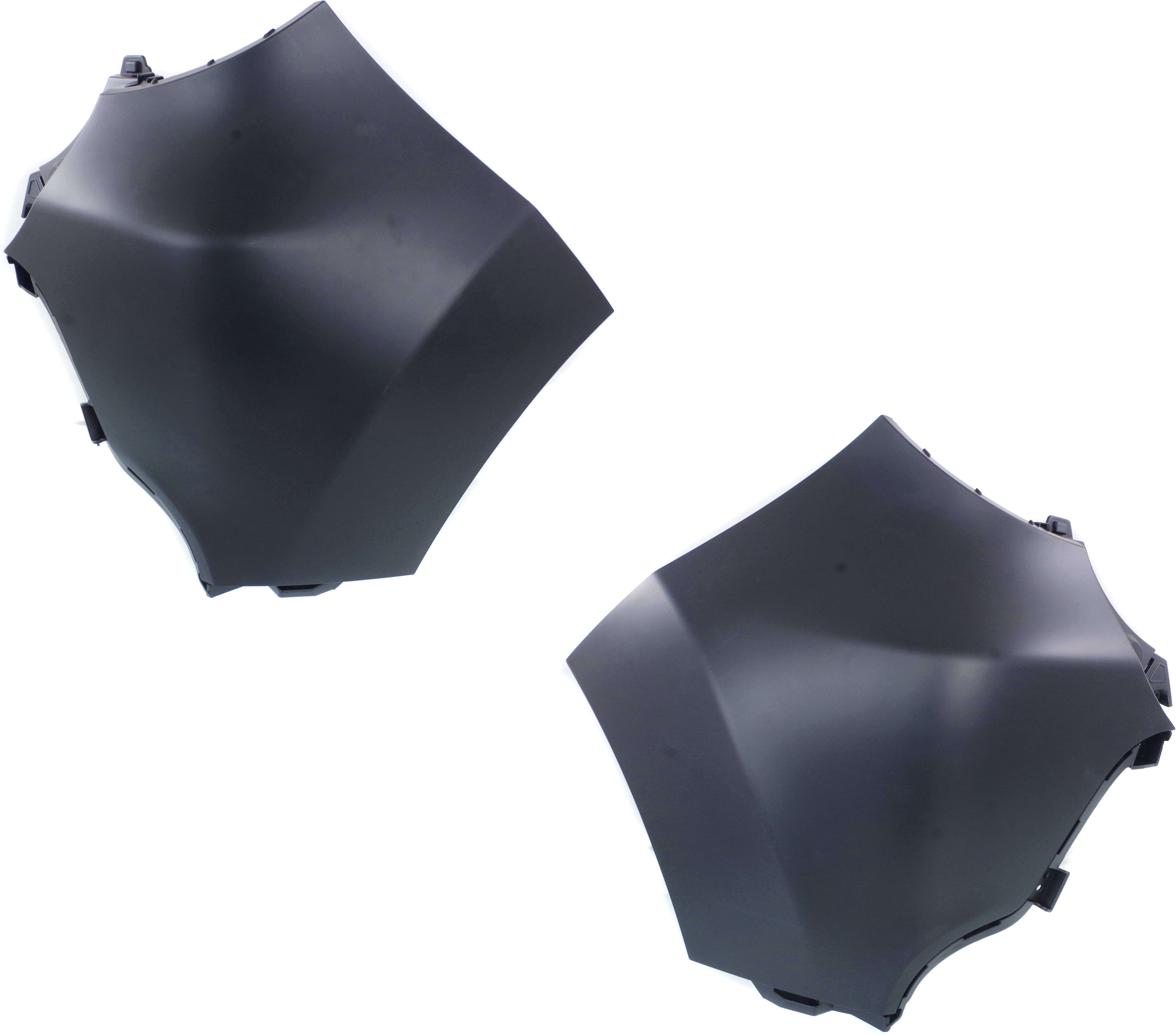AM SOUL 14-16 REAR BUMPER END RH AND LH Primed CAPA SKU SET REPK761107PQ Partslink KI1116100C KI1117100C OEM 86681B2000-86682B2000