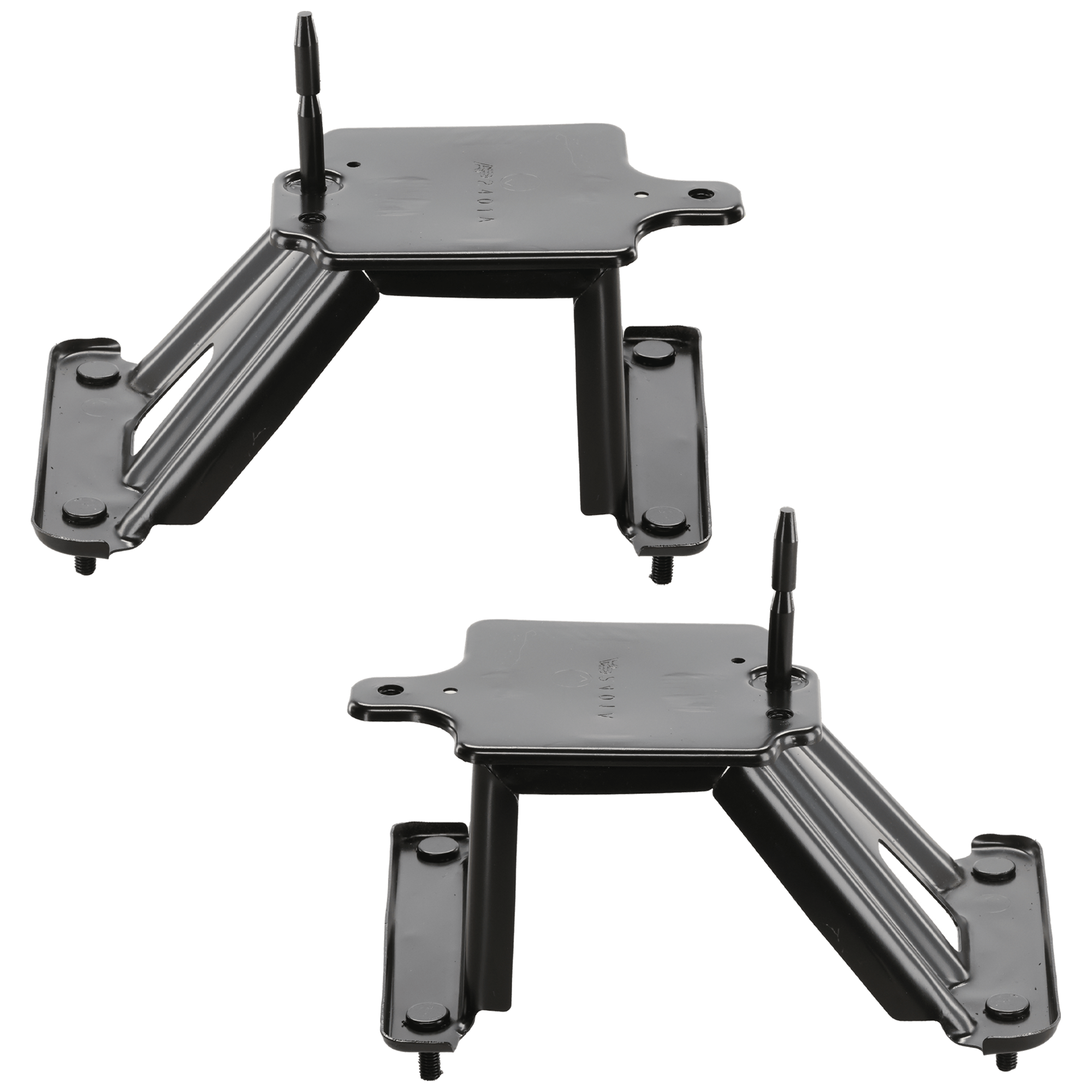 AM SOUL 14-16 REAR BUMPER BRACKET RH AND LH Support Steel CAPA SKU SET REPK762707Q Partslink KI1166101C KI1167101C OEM 86641B2010-86642B2010