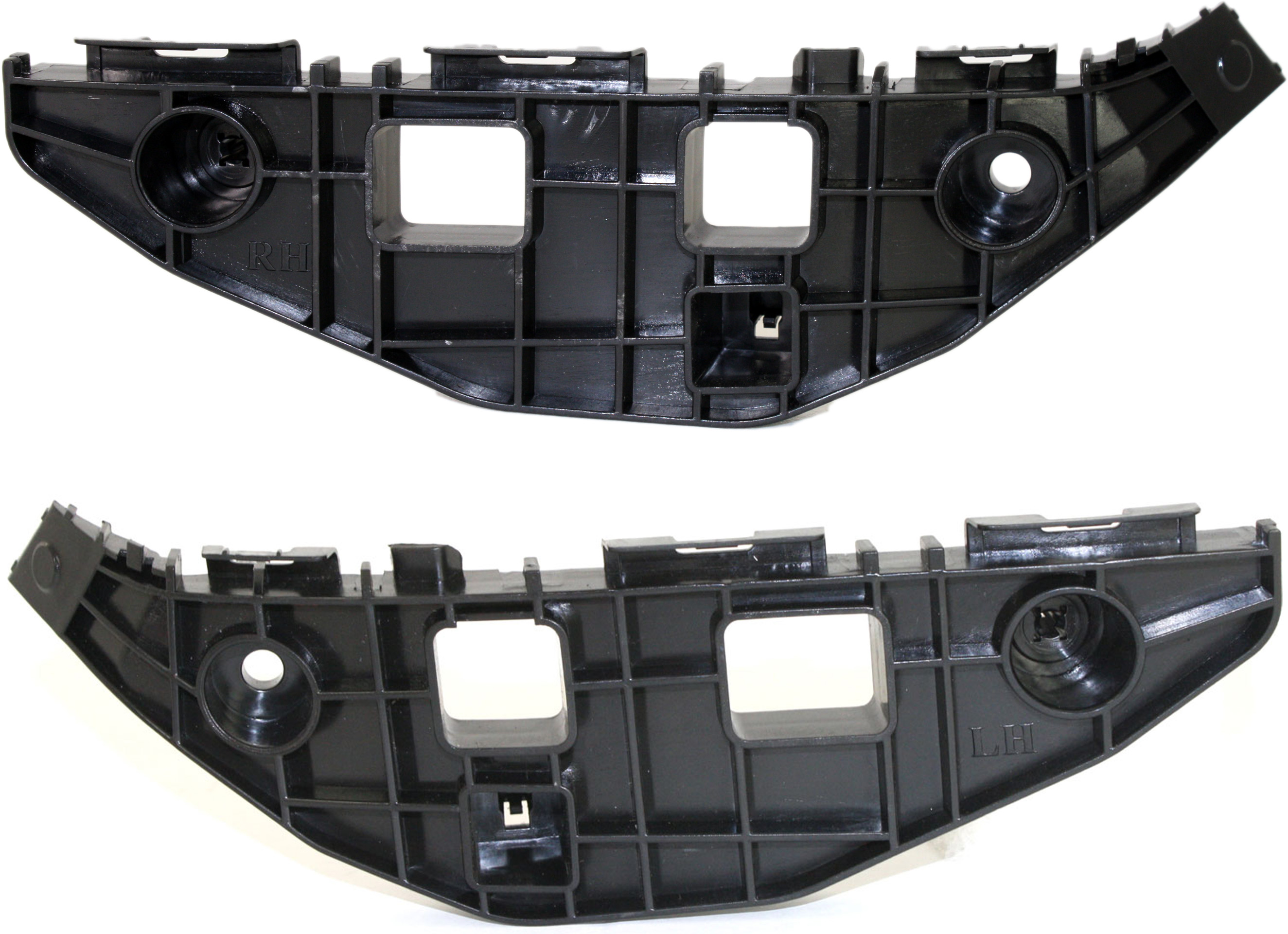 AM RX350-10-12 FRONT BUMPER BRACKET RH AND LH Plastic SKU SET REPL013111 Partslink LX1043104 LX1042104 OEM 525350E023-525360E013