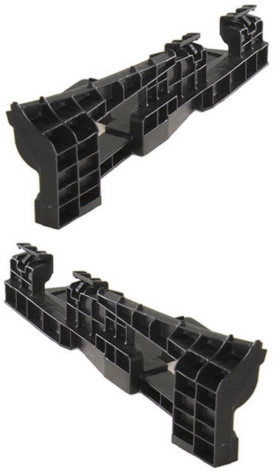 AM IS250 IS350-09-10 FRONT BUMPER BRACKET RH AND LH Side Support Exc. C Models SKU SET REPL013115 Partslink LX1043105 LX1042105 OEM 5211553050-5211653050
