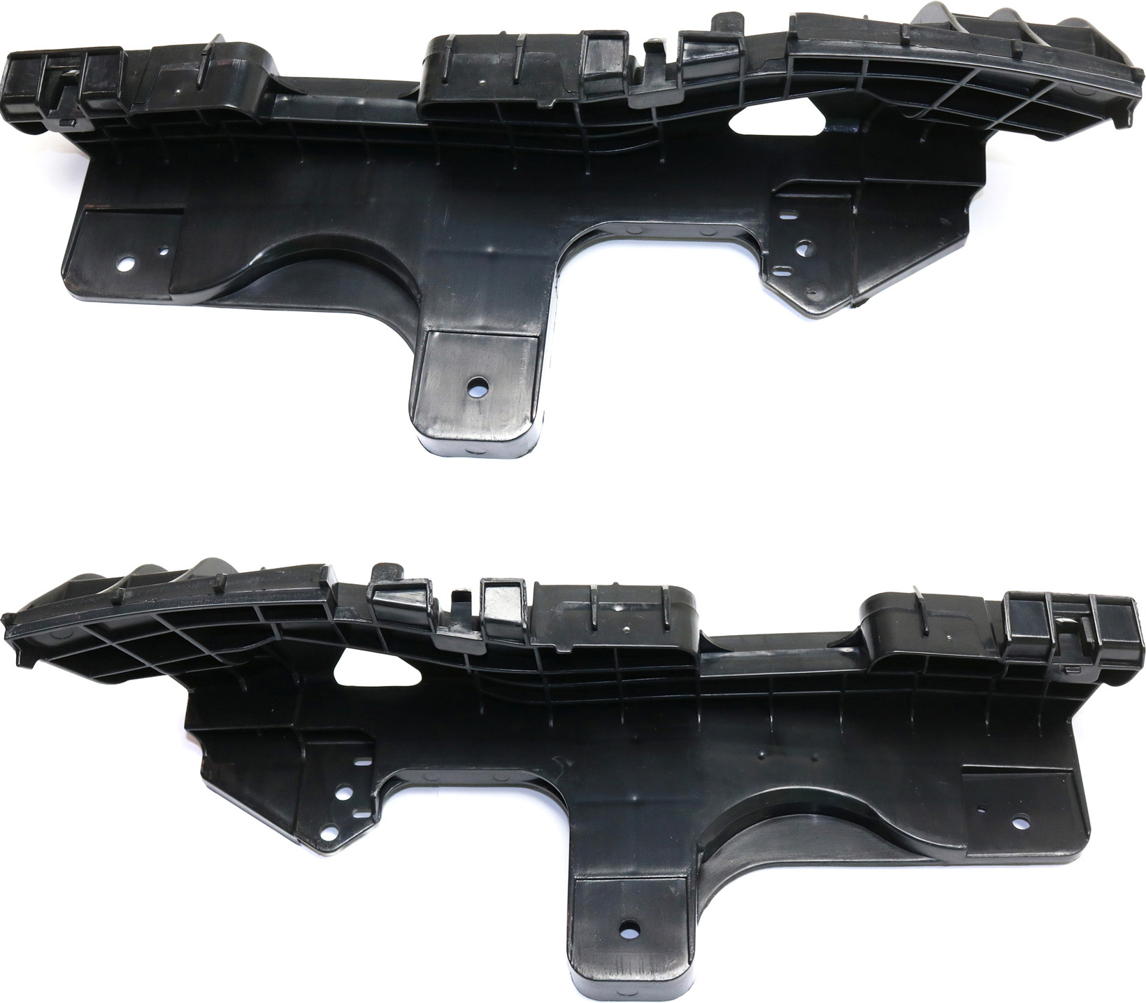 AM IS250 IS350-11-15 FRONT BUMPER BRACKET RH AND LH Side Cover Support Plastic SKU SET REPL013137 Partslink LX1043113 LX1042113 OEM 5211553070-5211653070