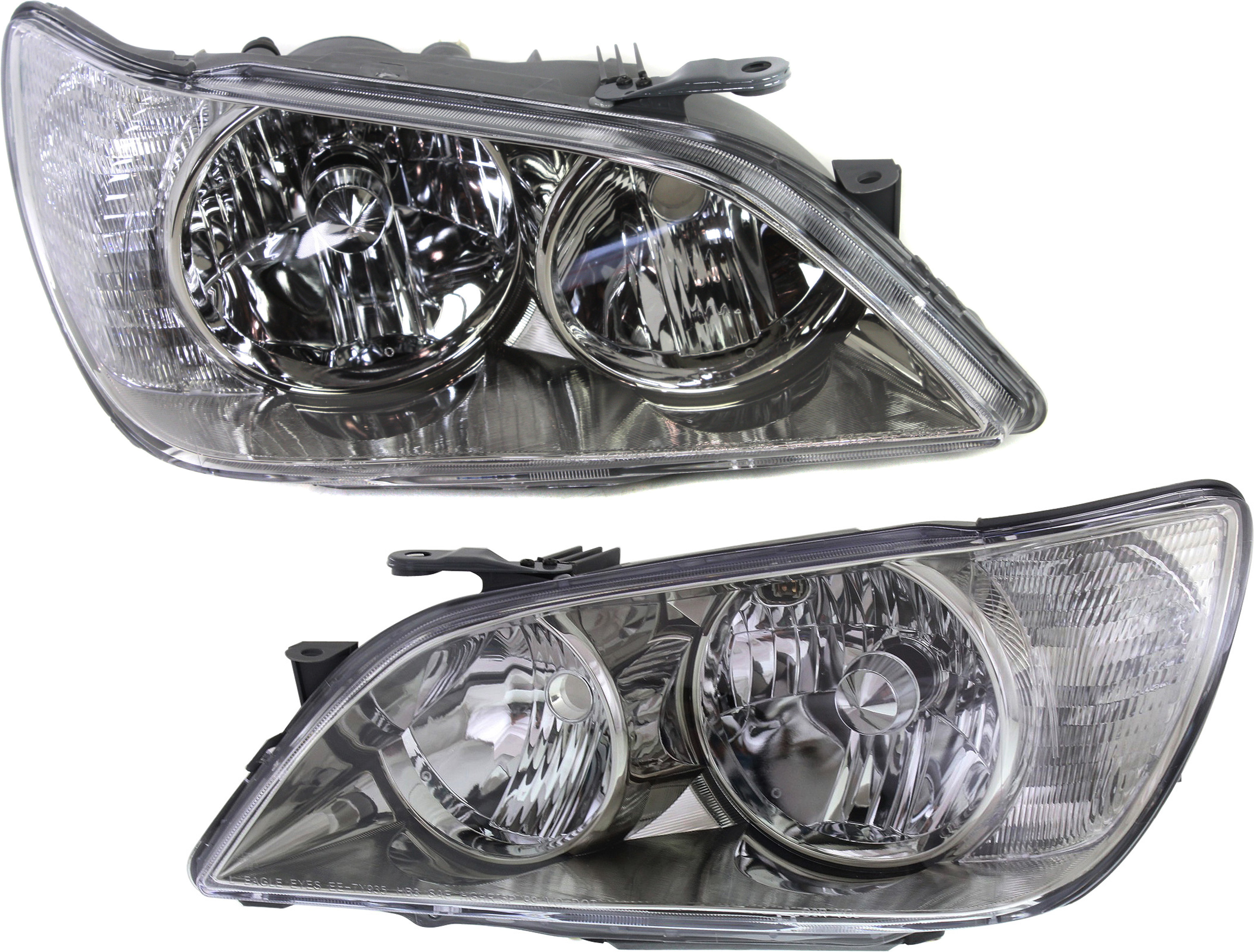 AM IS300-01-05 HEAD LAMP RH AND LH Lens and Housing HID Xenon w o HID Kit SKU SET REPL100105 Partslink LX2519149 LX2518149 OEM 8114553040-8118553040