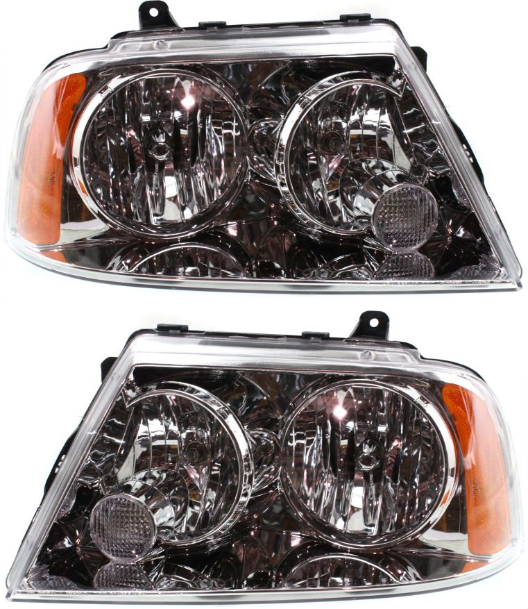 AM NAVIGATOR 03-06 HEAD LAMP RH AND LH Assembly Halogen SKU SET REPL100115 Partslink FO2503209 FO2502209 OEM 6L7Z13008AA 2L7Z13008AA 6L7Z13