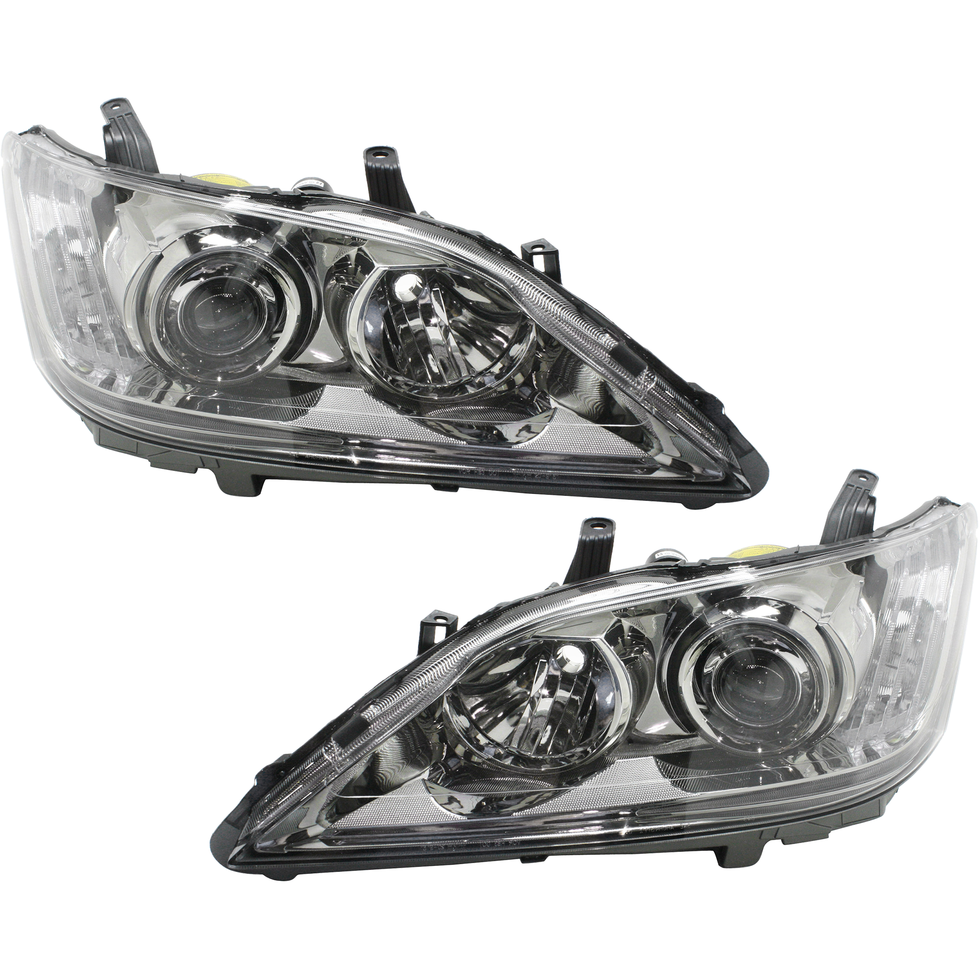 AM ES350-10-11 HEAD LAMP RH AND LH Lens and Housing HID Xenon w o HID Kit SKU SET REPL100305 Partslink LX2503149 LX2502149 OEM 8114533750-8118533750