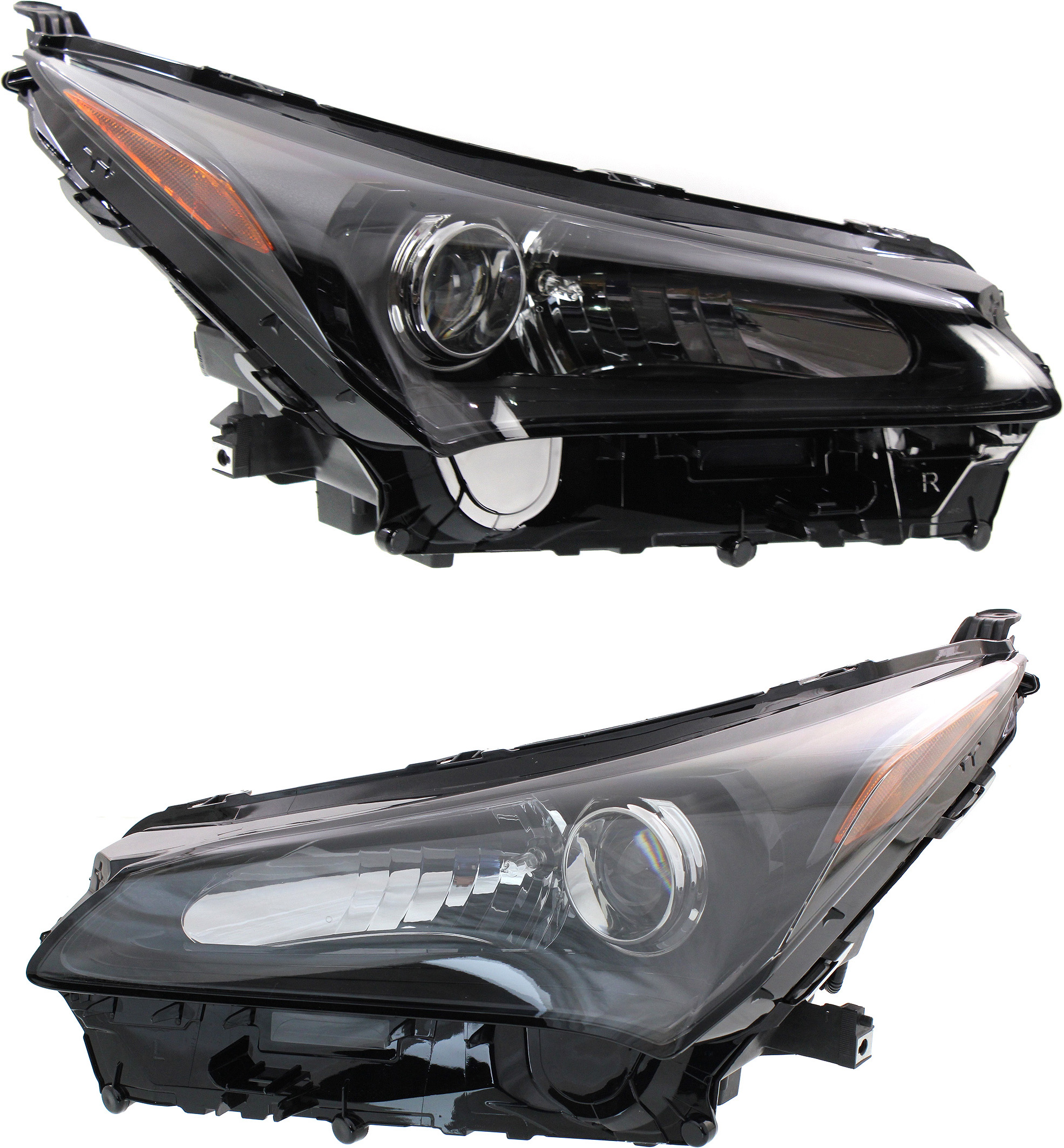 AM NX200T 15-17 HEAD LAMP RH AND LH Assembly Standard Type w F Sport Package SKU SET REPL100311 OEM 8114578060 PFM 8118578060 PFM