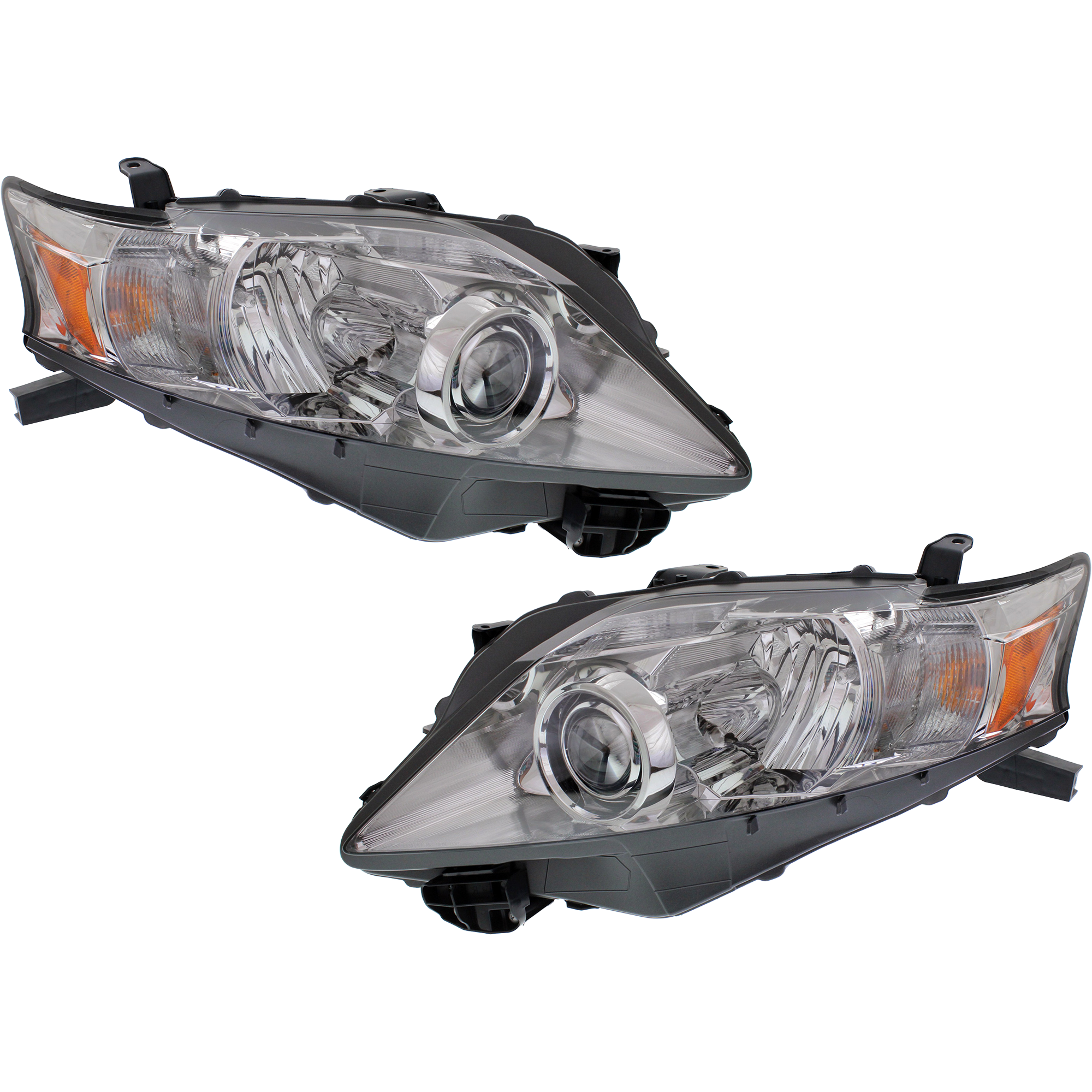 AM RX350-10-12 HEAD LAMP RH AND LH Assembly HID Xenon with HID Kit Canada Built Vehicle SKU SET REPL100373 Partslink LX2503148 LX2502148 OEM 811100E061-811500E061