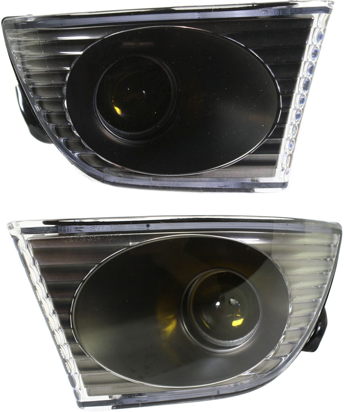 AM IS300-03-05 FRONT FOG LAMP RH AND LH Lens and Housing Halogen w o Sport Package SKU SET REPL107513 Partslink LX2595104 LX2594104 OEM 8121153180-8122153180