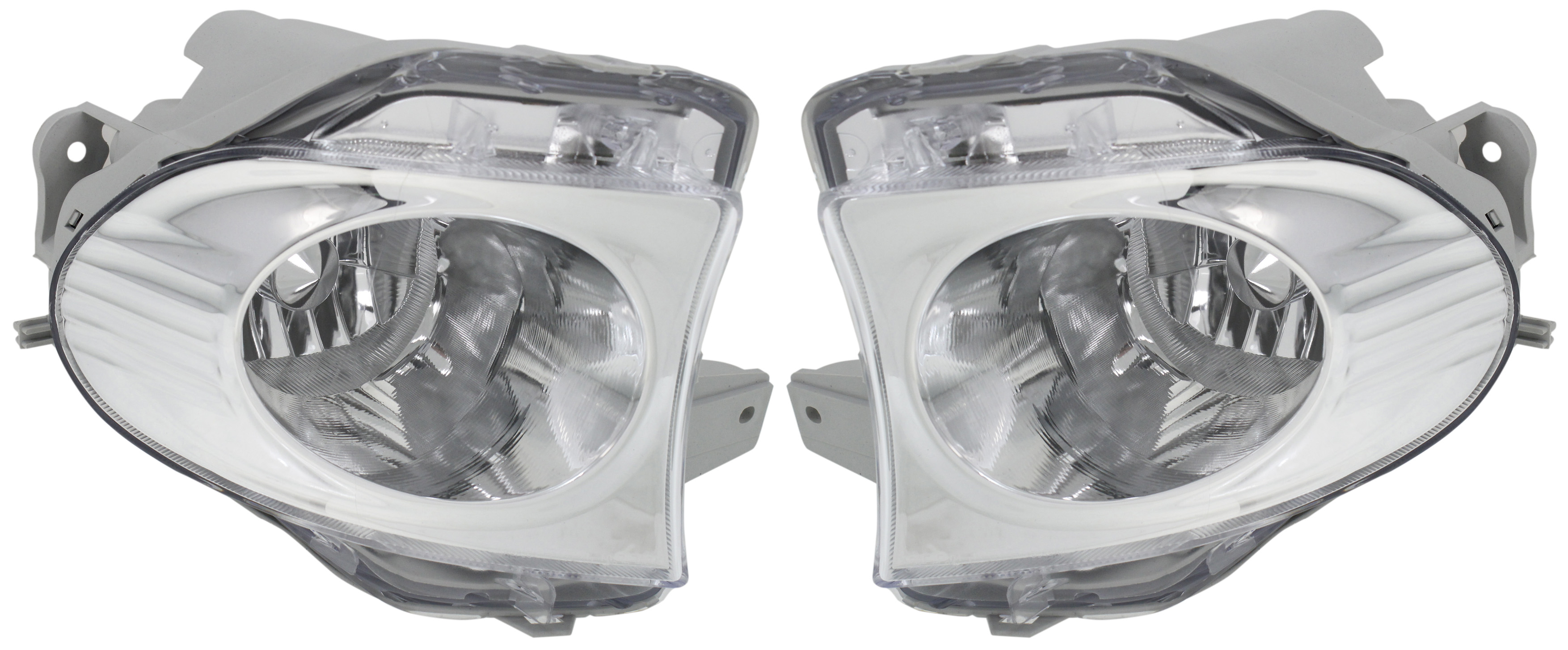 AM ES350-10-12 FRONT FOG LAMP RH AND LH Lens and Housing CAPA SKU SET REPL107523Q Partslink LX2594105C LX2595105C OEM 8121133220-8122133220