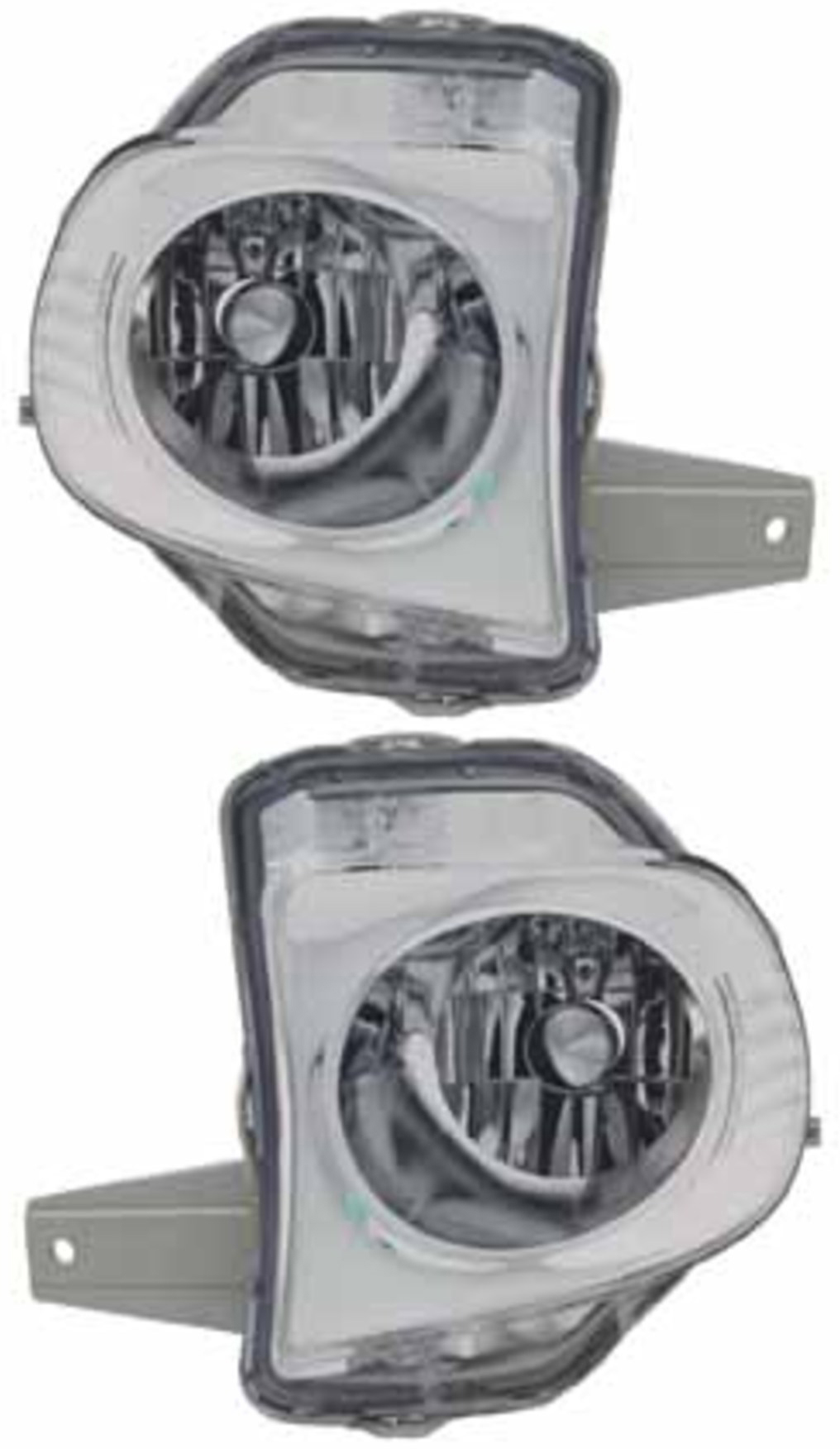 AM ES350-10-12 FRONT FOG LAMP RH AND LH Lens and Housing Halogen SKU SET REPL107523 Partslink LX2594105 LX2595105 OEM 8121133220-8122133220