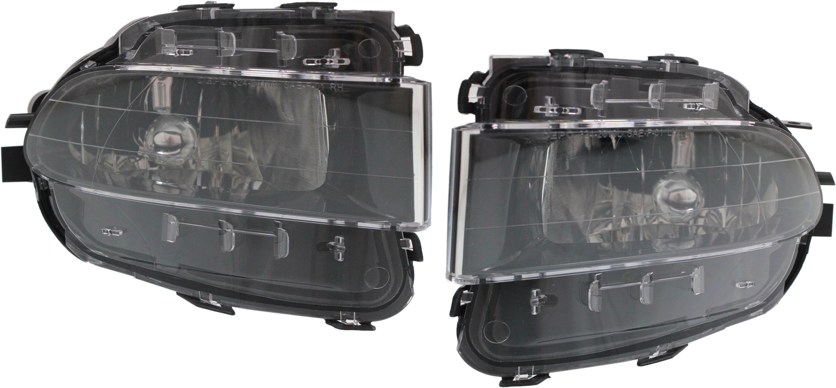 AM GS430-06-07 GS350 GS450H 07-11 FRONT FOG LAMP RH AND LH Lens and Housing Halogen SKU SET REPL107525 Partslink LX2595107 LX2594107 OEM 8121130312-8122130282