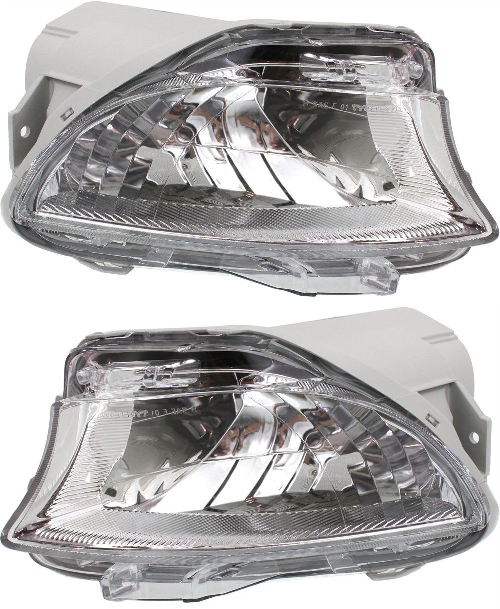 AM LS460-07-09 LS600H 08-09 FRONT FOG LAMP RH AND LH Lens and Housing Halogen SKU SET REPL107531 Partslink LX2595108 LX2594108 OEM 8121150090-8122150090