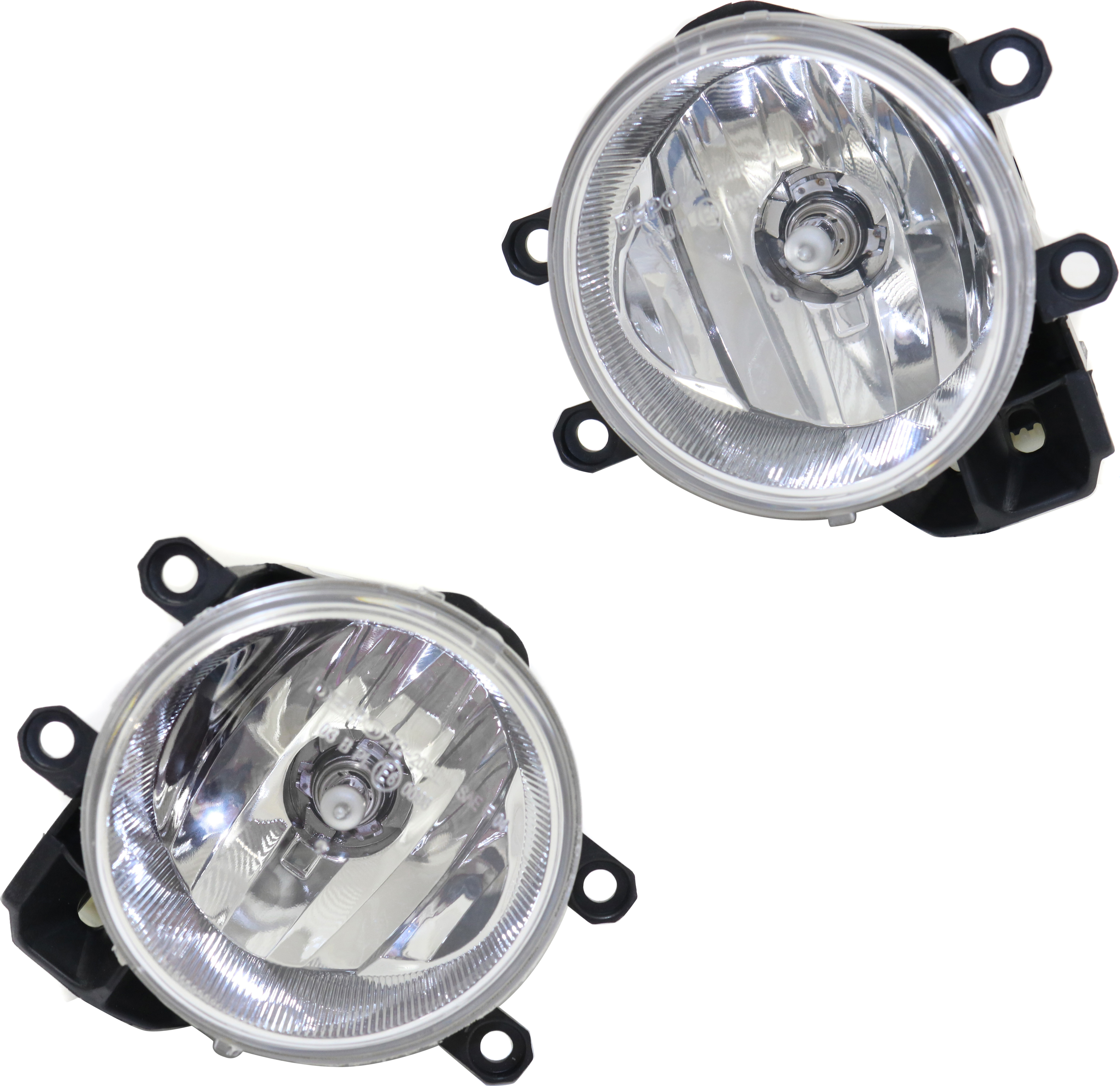AM CT200H 14-17 RAV4-16-21 FRONT FOG LAMP RH AND LH Assembly Halogen From 6-14 SKU SET REPL107539 Partslink TO2593132 TO2592132 OEM 8121047010-8122047010