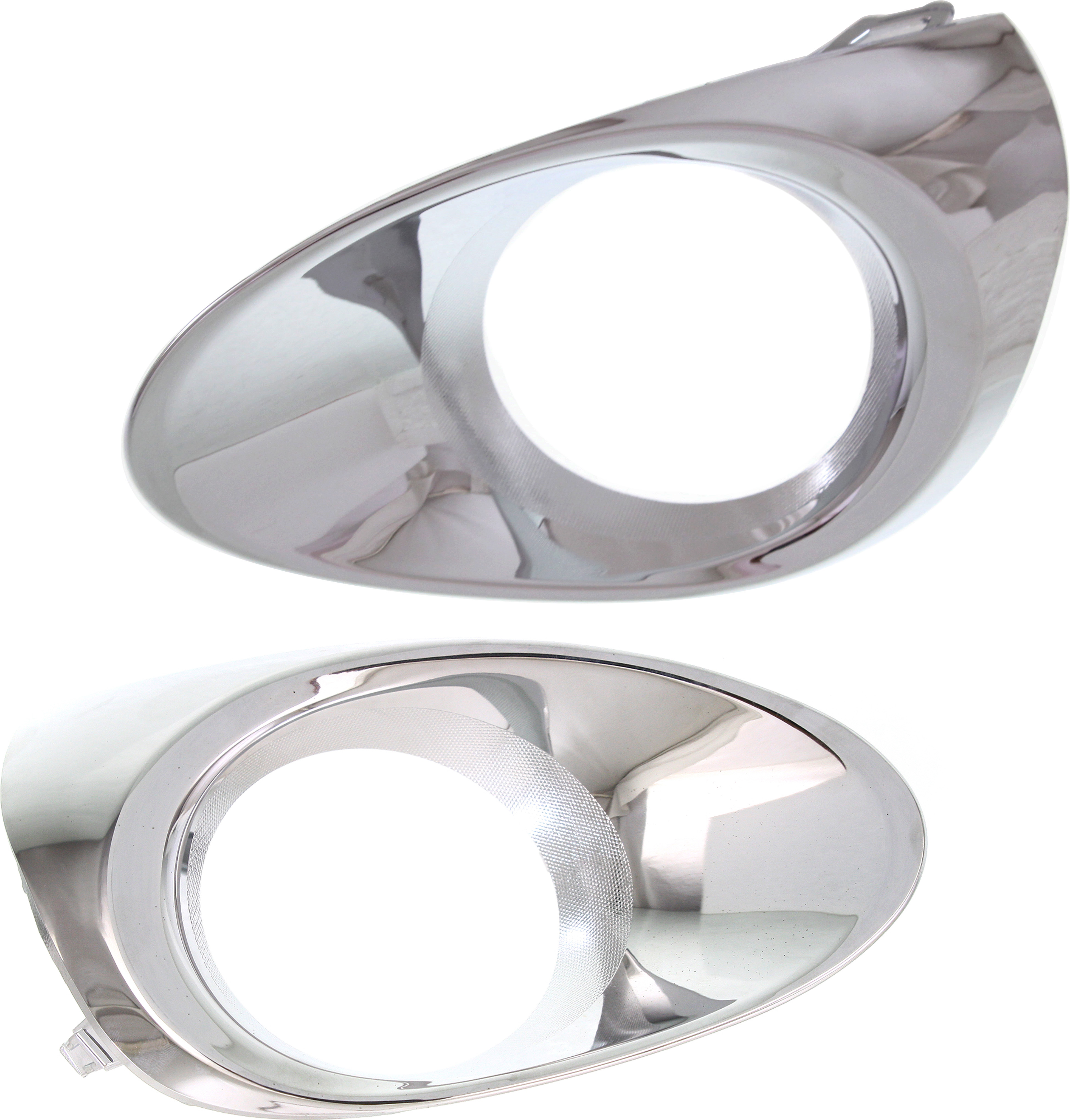 AM RX350 RX450H 13-15 FRONT FOG LAMP MOLDING RH AND LH Chrome w o F Sport Package SKU SET REPL108003 Partslink LX1039105 LX1038105 OEM 814810E110-814820E110