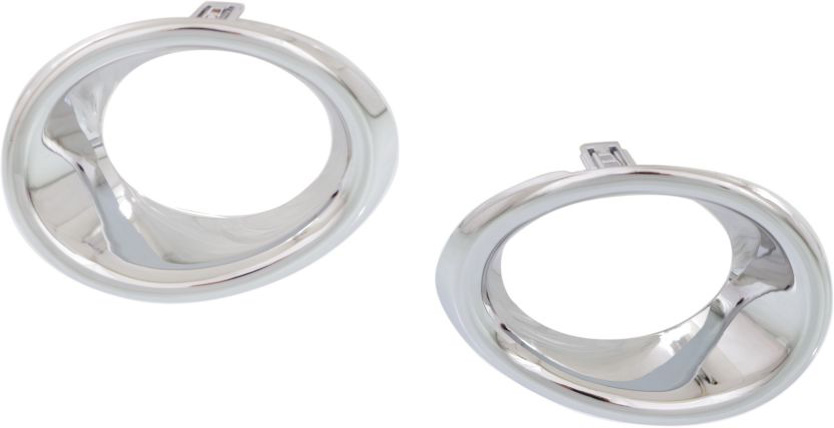 AM GS350 GS450H 13-15 FRONT FOG LAMP MOLDING RH AND LH Chrome w o F Sport Pkg SKU SET REPL108007 Partslink LX1039109 LX1038109 OEM 8148130110-8148230150
