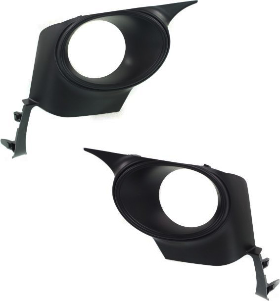 AM IS250-14-15 IS350-14-16 FRONT FOG LAMP MOLDING RH AND LH Textured Black w o F Sport Pkg SKU SET REPL108009 Partslink LX1039107 LX1038107 OEM 8148153030-8148253030