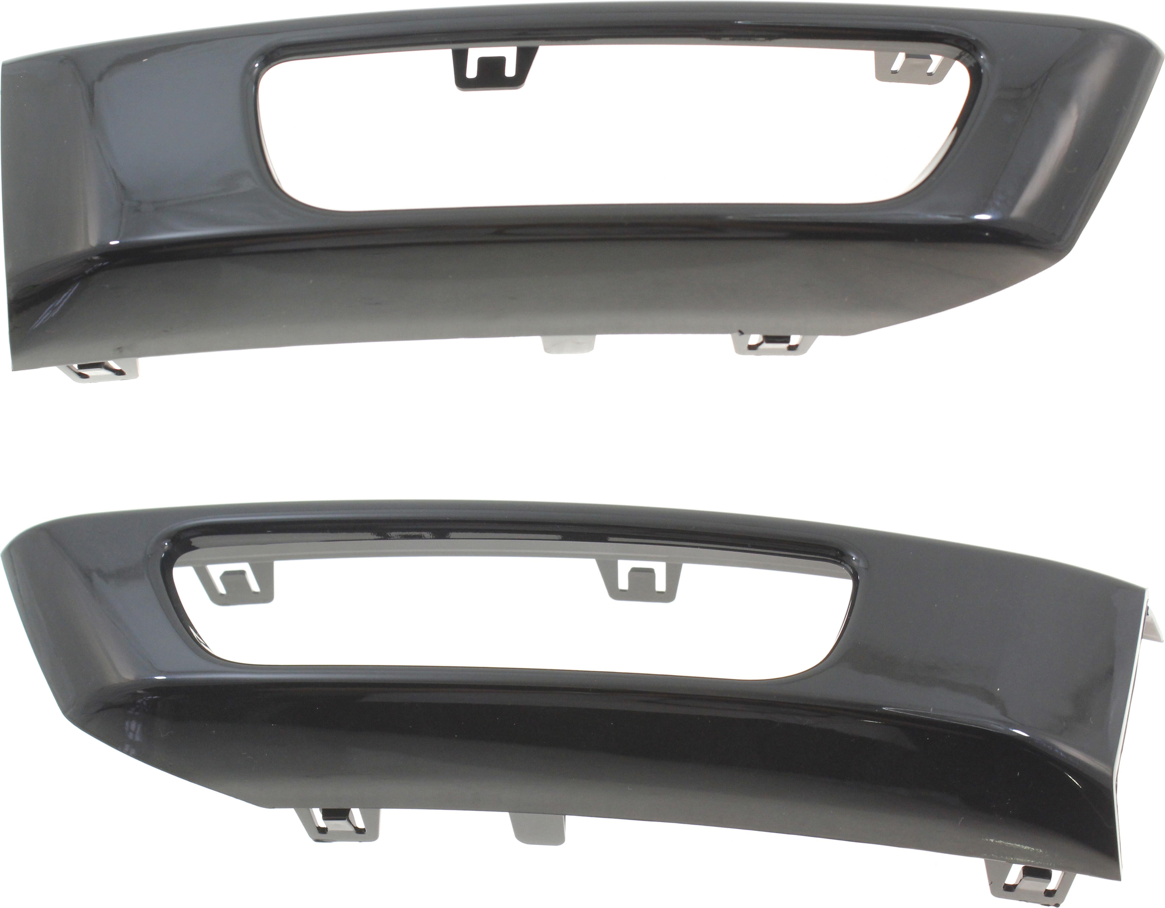 AM RANGE ROVER SPORT 14-17 FRONT FOG LAMP MOLDING RH AND LH Textured Black SKU SET REPL108209 Partslink RO1039103 RO1038103 OEM LR045224 LR045225