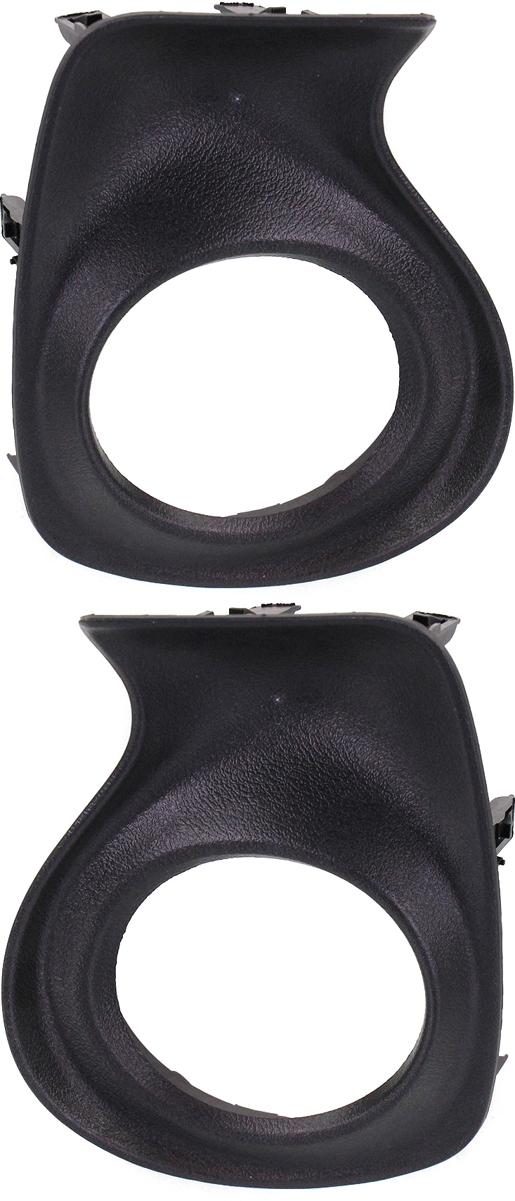 AM CT200H 11-13 FRONT FOG LAMP MOLDING RH AND LH Textured Black SKU SET REPL108609 Partslink LX1039102 LX1038102 OEM 5211276010-5211376010