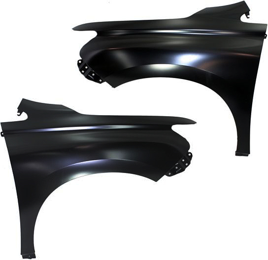 AM RX350-10-15 RX450H 15-15 FRONT FENDER RH AND LH Primed Canada Built CAPA SKU SET REPL220105Q Partslink LX1240115C LX1241115C OEM 538110E070-538120E050
