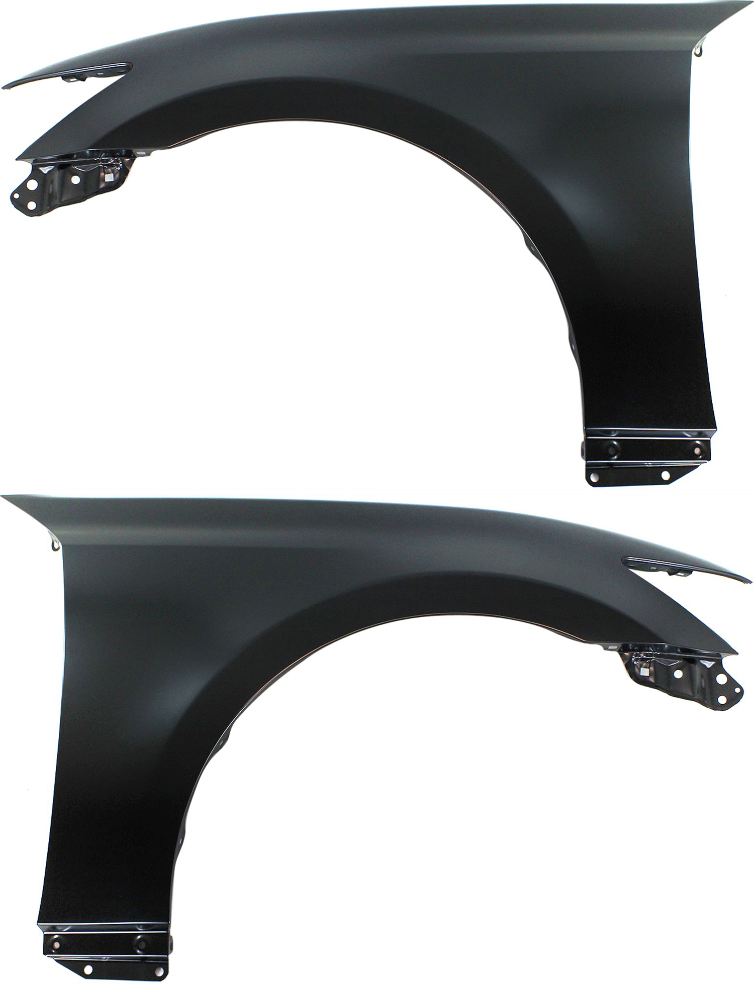 AM GS350-13-20 GS450H 15-18 FRONT FENDER RH AND LH Primed w o F Sport Pkg and Signal Light Hole SKU SET REPL220129 Partslink LX1240127 LX1241127 OEM 5380130A20-5380230A20