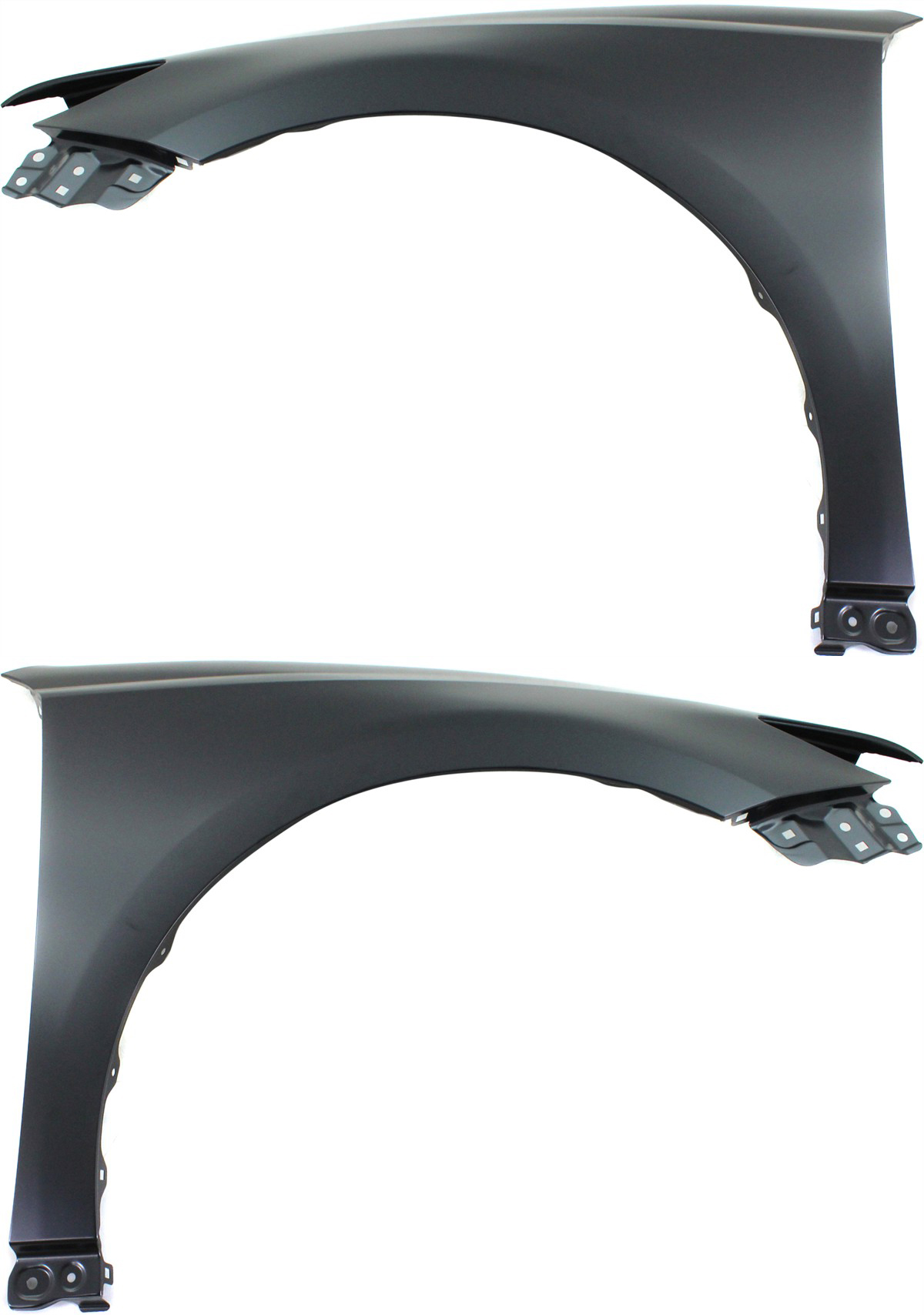 AM ES300H ES350-13-18 FRONT FENDER RH AND LH Steel without Side Lamp Hole ES350 Japan Built CAPA SKU SET REPL220135Q Partslink LX1241126C LX1240126C OEM 5381133230-5381233230