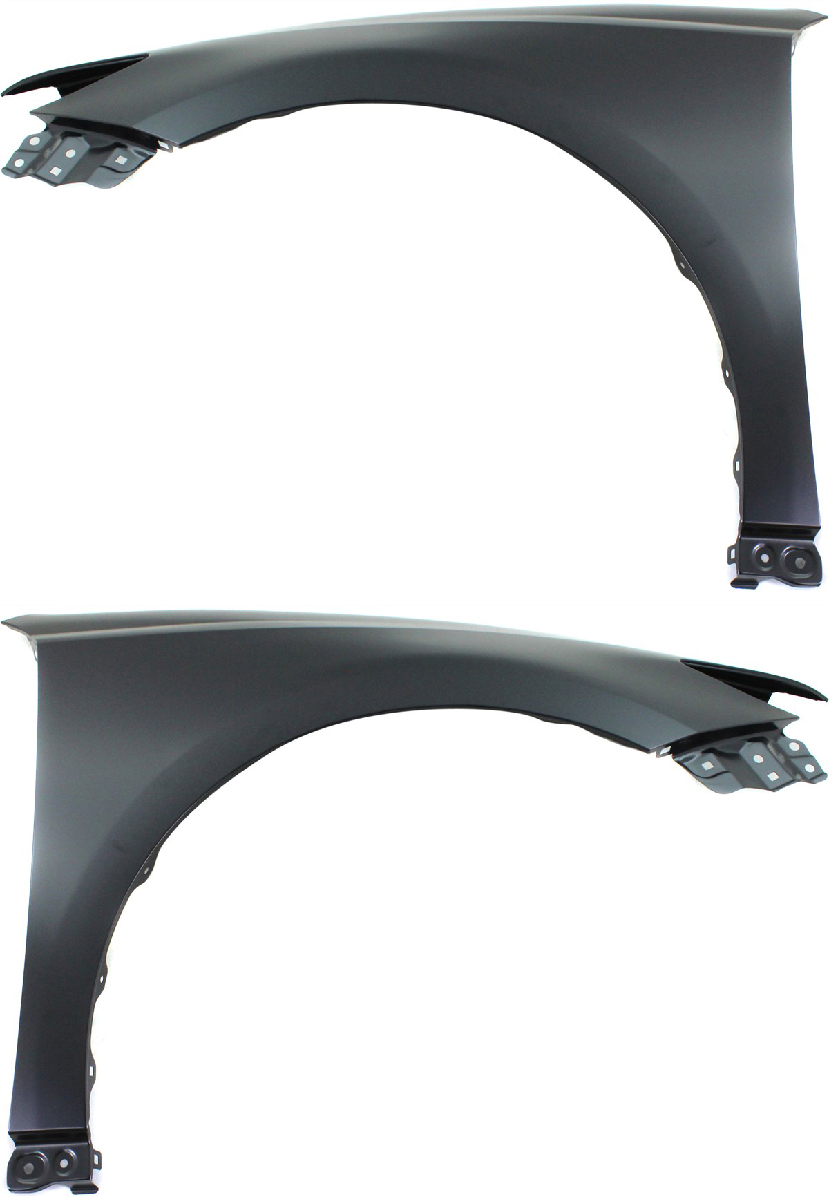 AM ES300H ES350-13-18 FRONT FENDER RH AND LH Steel without Side Lamp Hole ES350 Japan Built SKU SET REPL220135 Partslink LX1241126 LX1240126 OEM 5381133230-5381233230