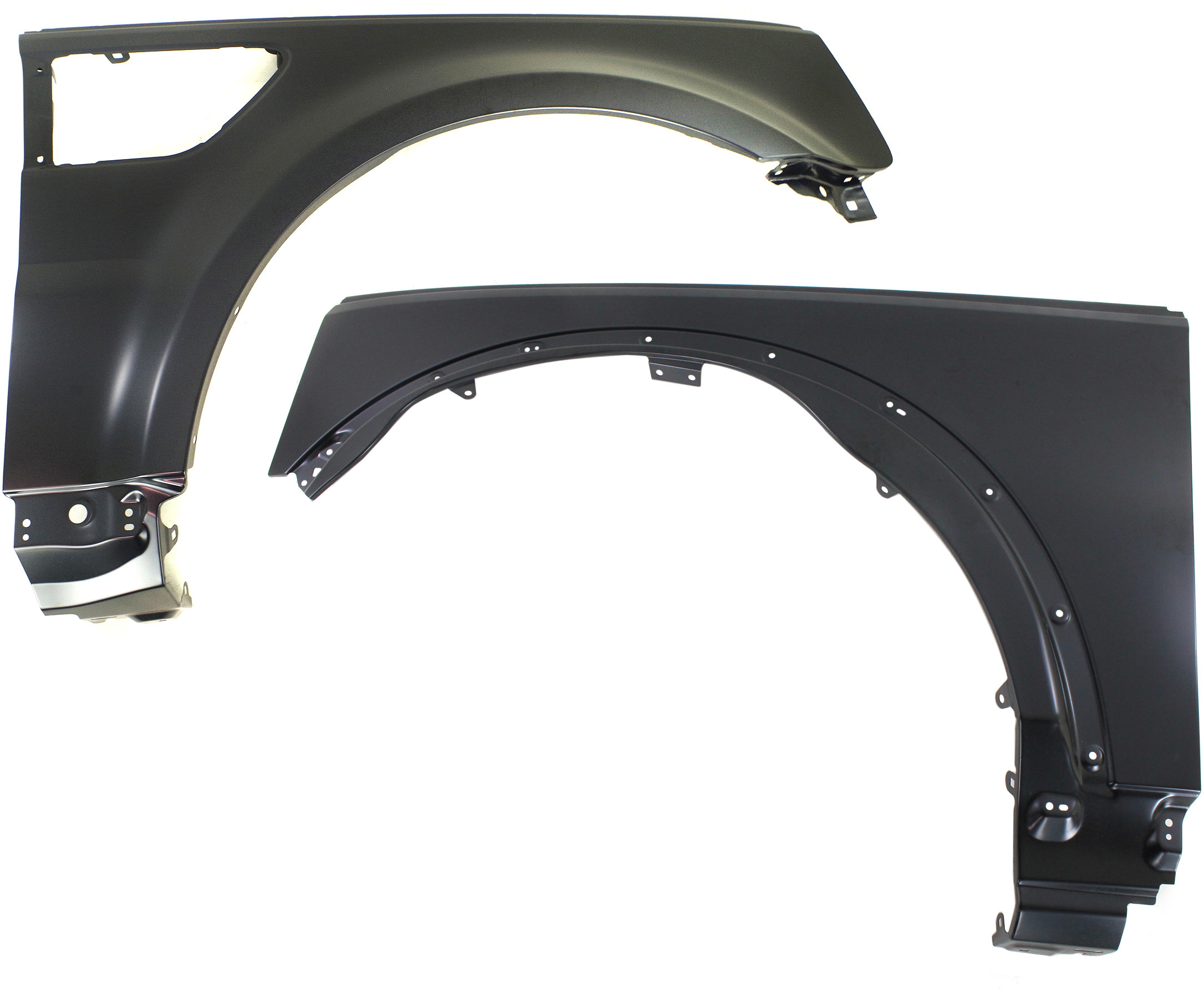 AM LR3-05-09 FRONT FENDER RH AND LH Primed Steel SKU SET REPL220145 Partslink RO1241103 RO1240103 OEM ASB780020 ASB780030