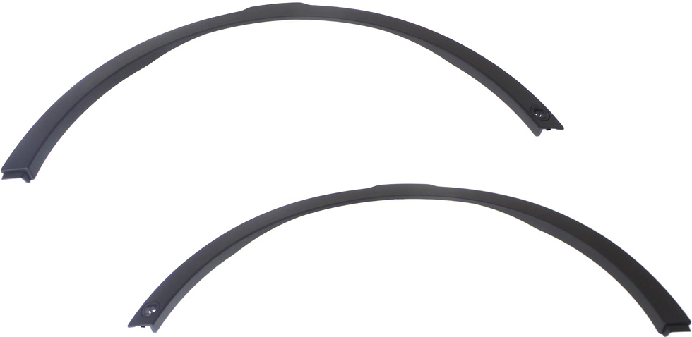 AM RANGE ROVER EVOQUE 12-19 FRONT WHEEL OPENING MOLDING RH AND LH Textured w Active Park Assist SKU SET REPL221303 Partslink RO1291100 RO1290100 OEM LR044278 LR044280