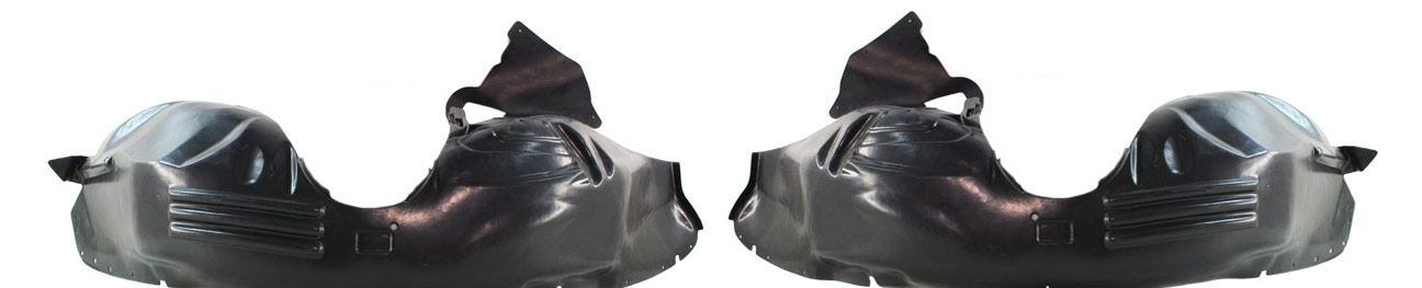AM MKS 09-12 FRONT FENDER LINER RH and LH SKU SET REPL222109 Partslink FO1249140 FO1248140 OEM 8A5Z16102A 8A5Z16103A