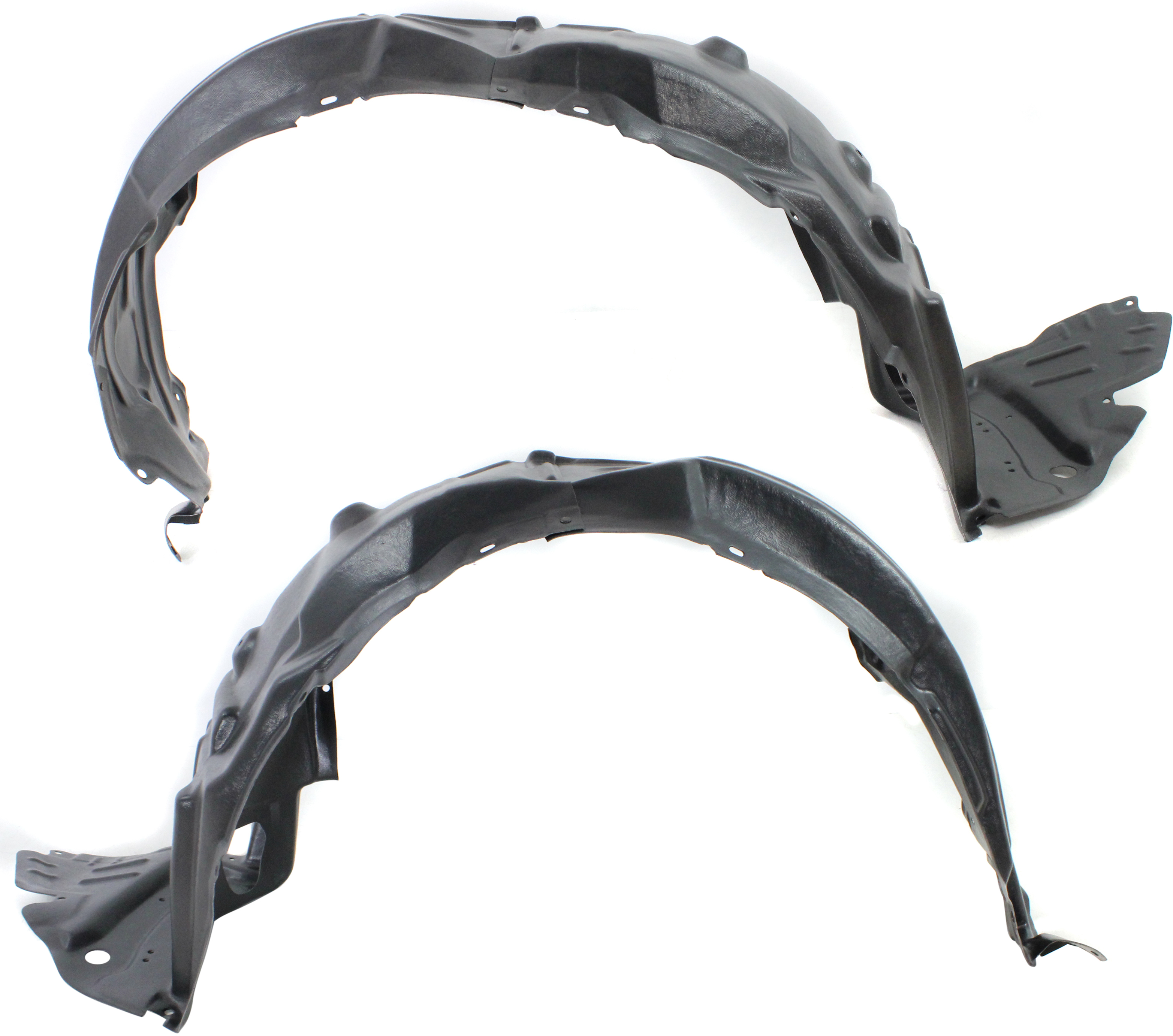 AM IS250 IS350-10-15 FRONT FENDER LINER RH AND LH C Model w o F Sport Package SKU SET REPL222113 Partslink LX1249109 LX1248109 OEM 5380553050-5380653050