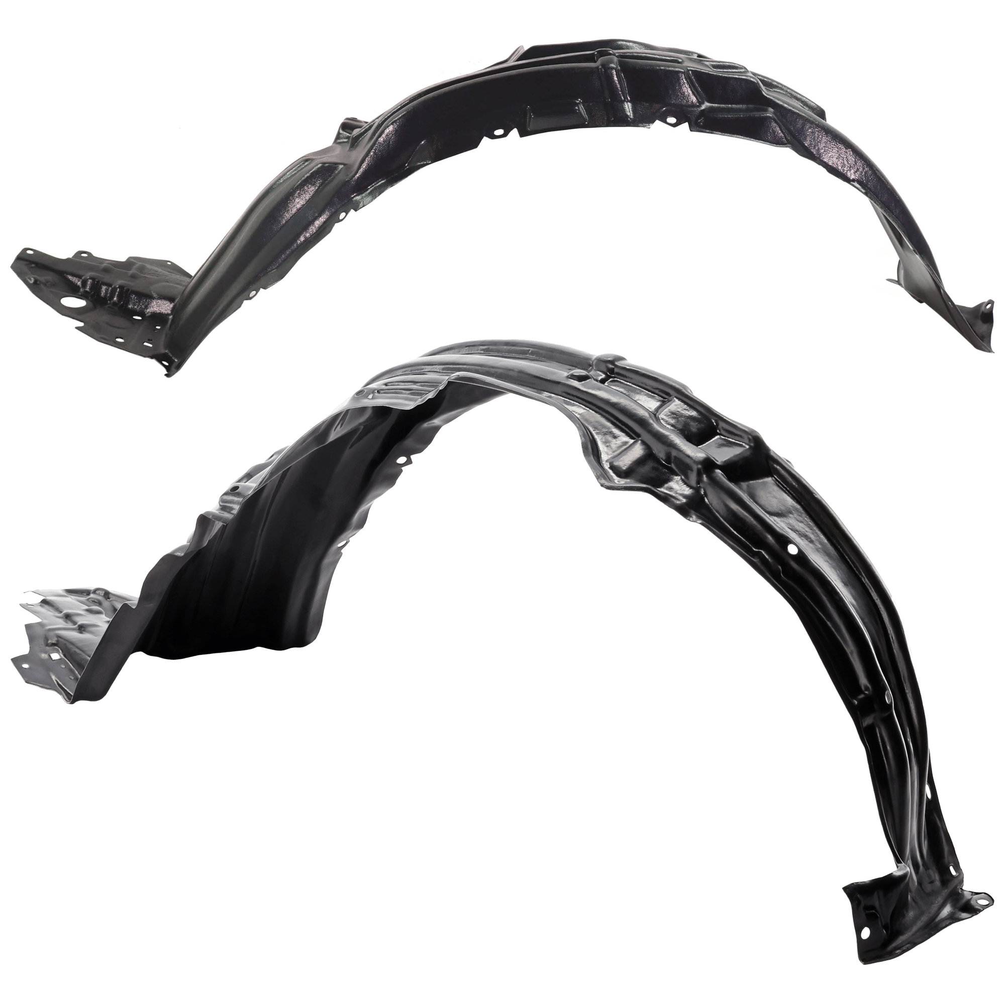 AM CT200H 15-17 FRONT FENDER LINER RH AND LH Set of 2 SKU SET REPL222119-2 Partslink LX1248140 LX1249113 OEM 5380576011-5380676020