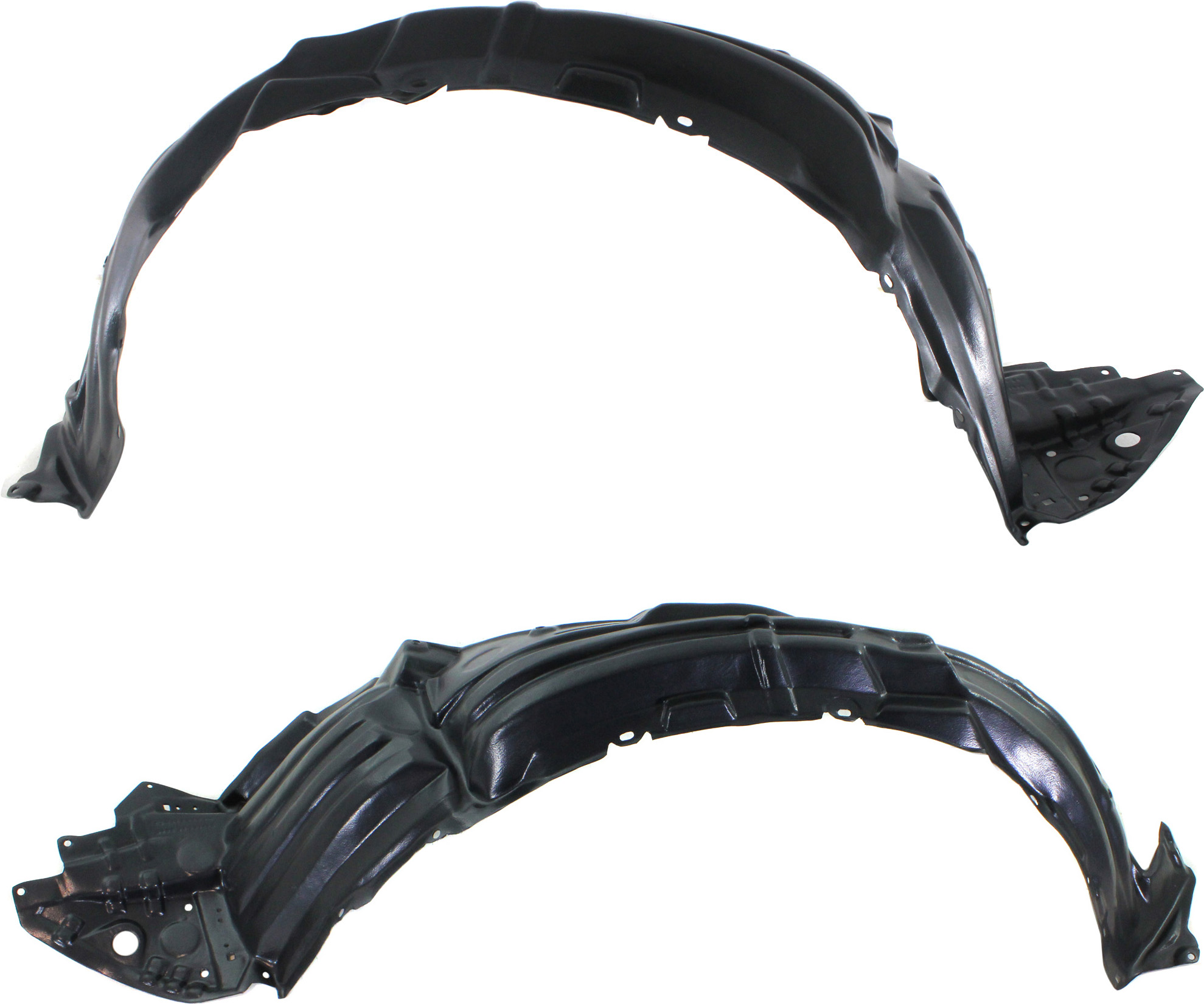 AM CT200H 11-17 FRONT FENDER LINER RH AND LH SKU SET REPL222119 Partslink LX1249113 LX1248113 OEM 5380576011-5380676011