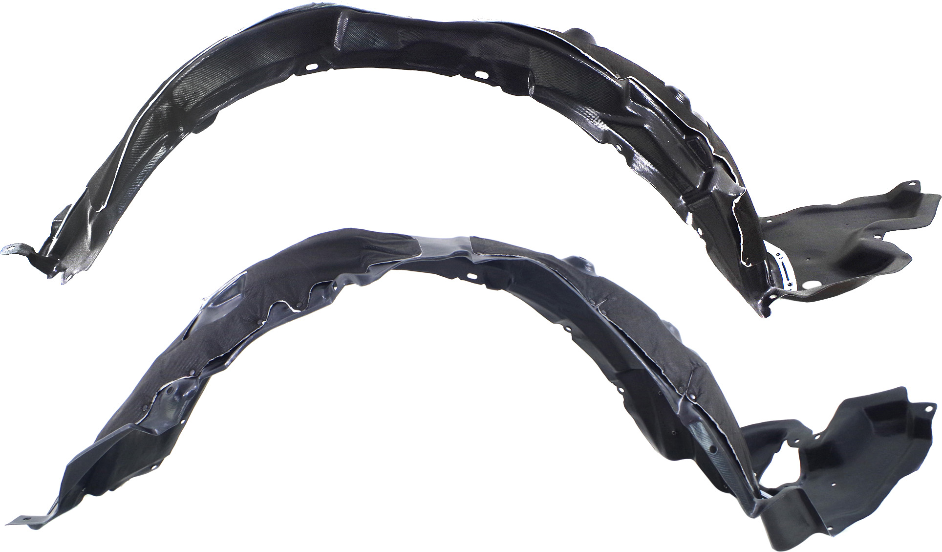 AM IS250 IS350-06-08 FRONT FENDER LINER RH AND LH Set of 2 SKU SET REPL222147 Partslink LX1251112 LX1250112 OEM 5380553020-5380653020