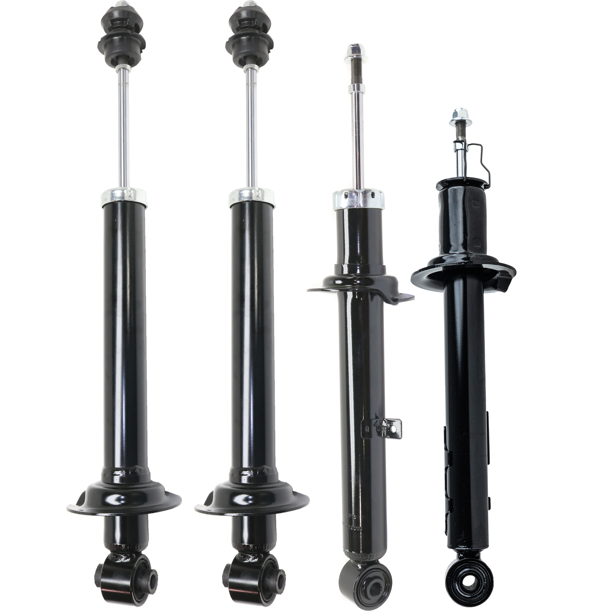 AM IS250 IS350-06-13 FRONT AND REAR BARE STRUT RH AND LH Gas Charged Set of 4 SKU SET REPL280515-4 OEM 4851080257-4851080539-48520592