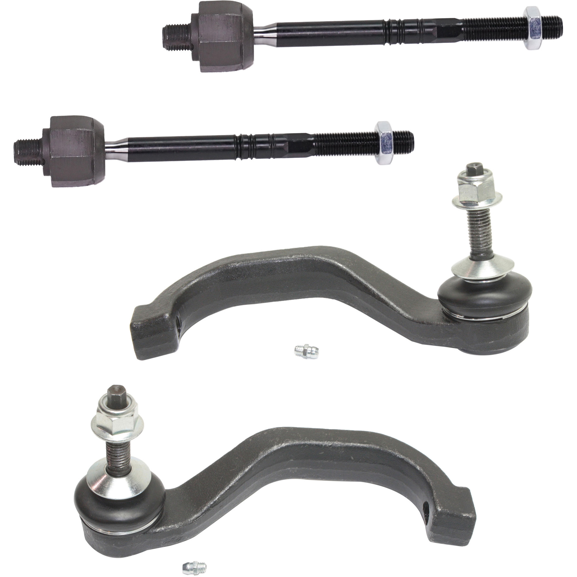 AM THUNDERBIRD 03-05 LS 03-06 FRONT TIE ROD END RH AND LH Inner and Outer SKU SET REPL282106-4 OEM 2693380-4012043-3W4Z3280AA 45A
