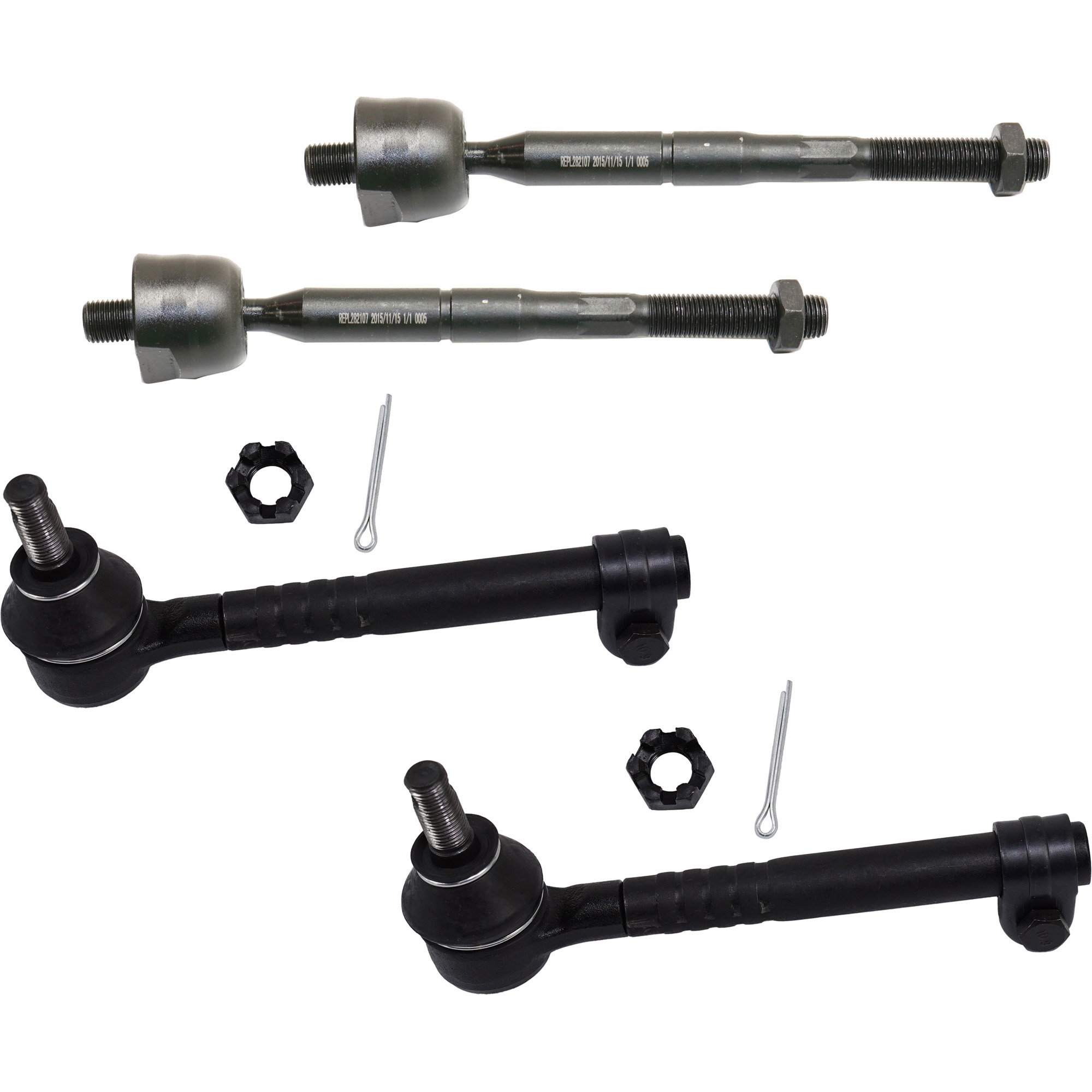 AM SUPRA 93-93 FRONT TIE ROD RH AND LH Inner and Outer Set of 4 SKU SET REPL282107-4 OEM 356-041-101-404-926-000-000-000-000