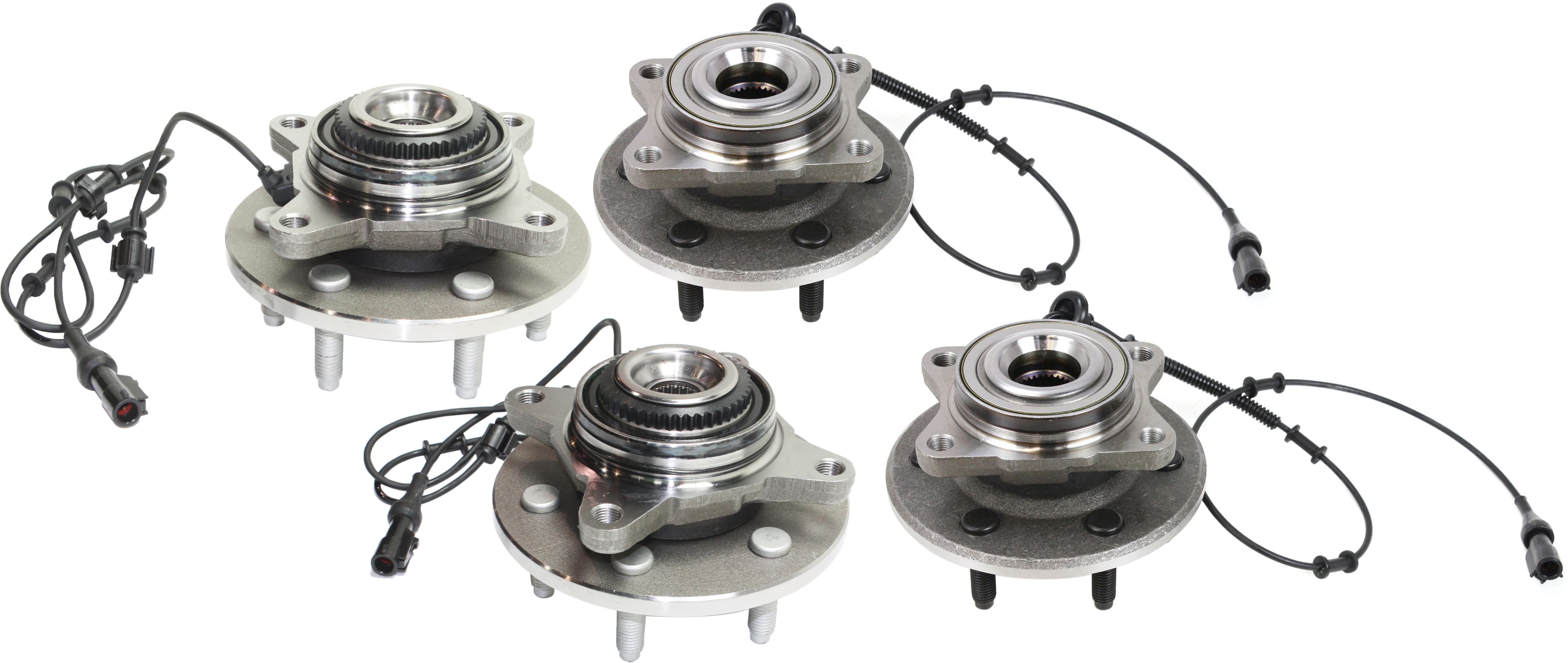 AM EXPEDITION NAVIGATOR 03-06 FRONT AND REAR HUB ASSEMBLY RH AND LH 4WD SKU SET REPL283701-4 OEM 6L1Z1104E 6L1Z1109F