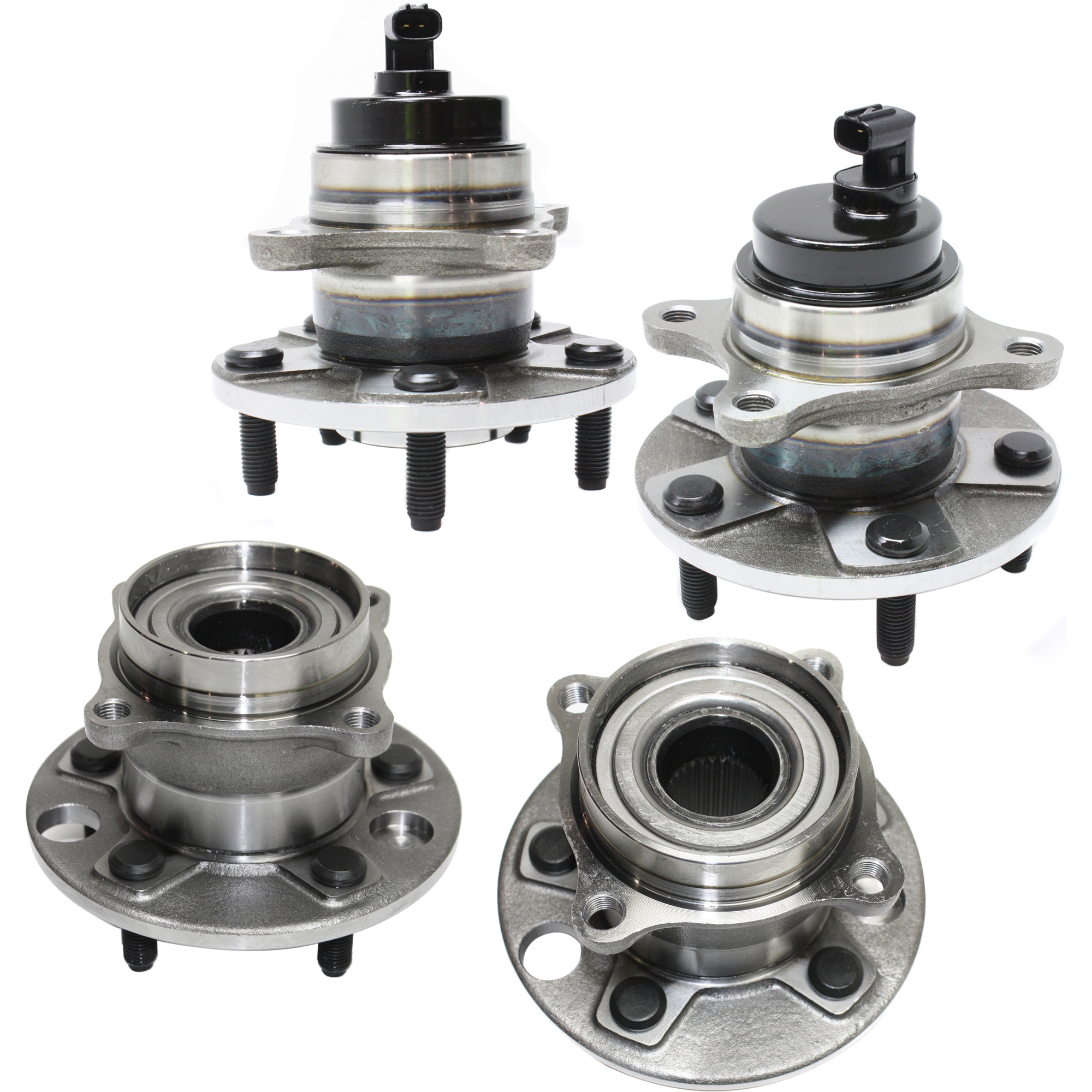 AM LS430-01-06 FRONT AND REAR HUB ASSEMBLY RH AND LH 5 Studs RWD SKU SET REPL283704-4 OEM 4241050010-516249-713163-43550